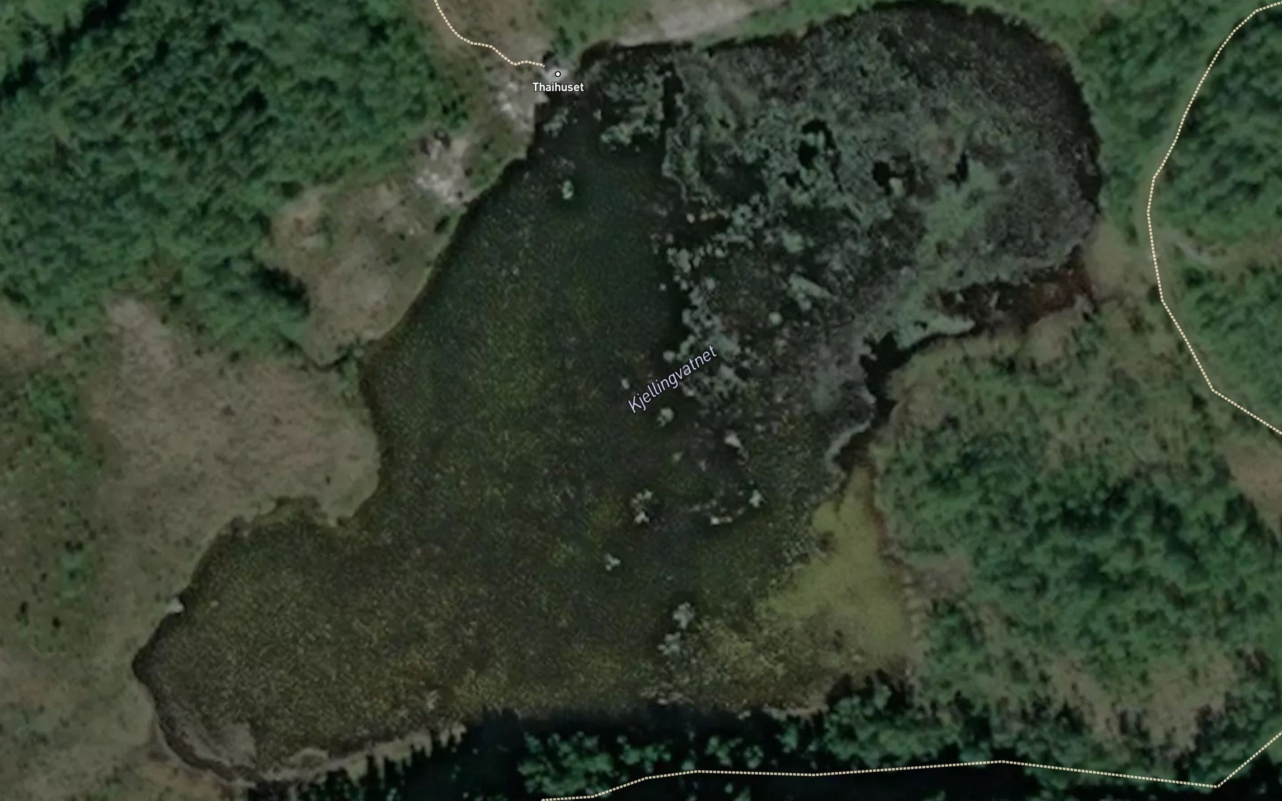 Satellite map of the Kjellingvatnet