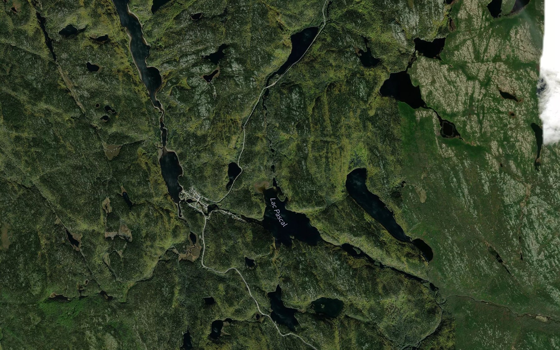 Satellite map of the Riviere Pascal