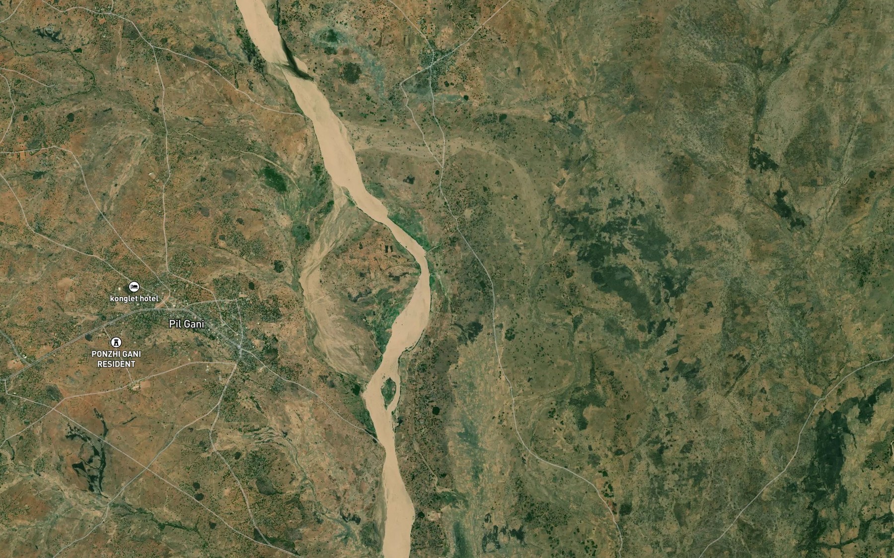 Satellite map of the Malmo