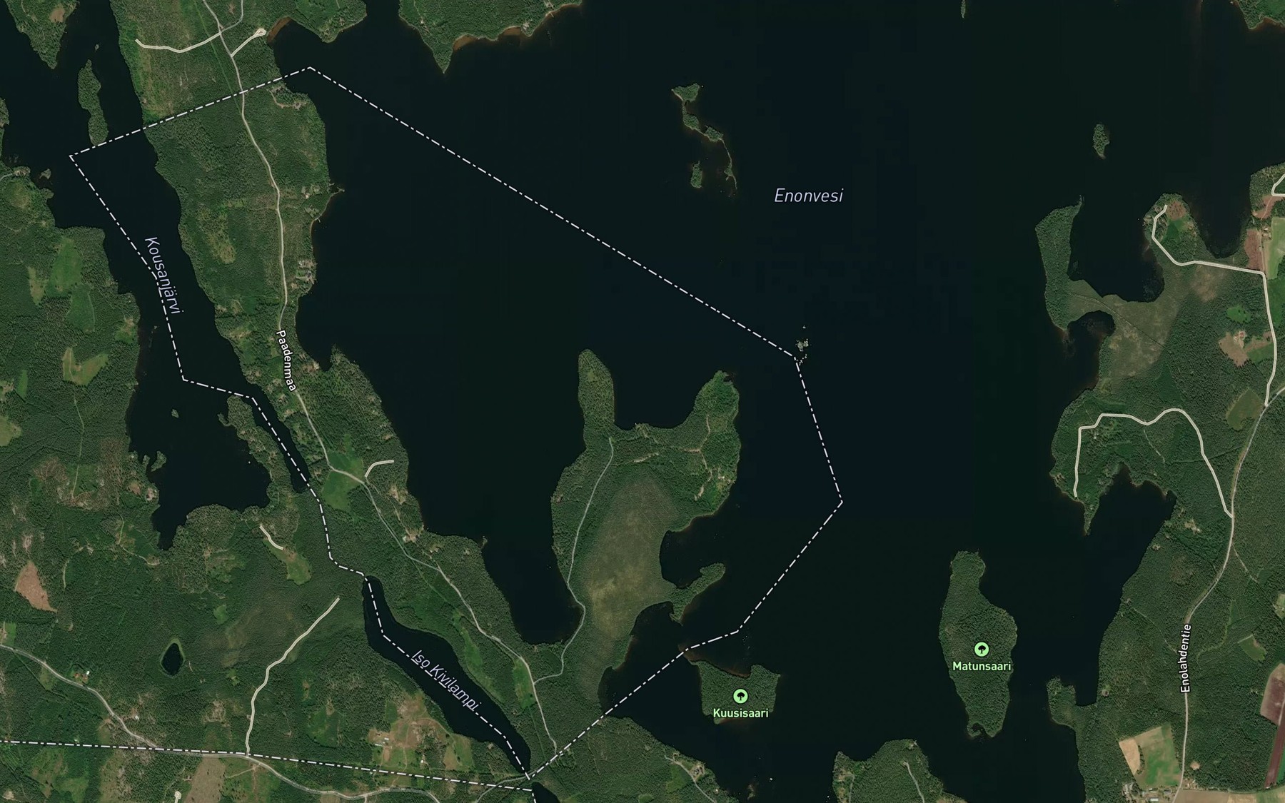 Satellite map of the Haranhaaru
