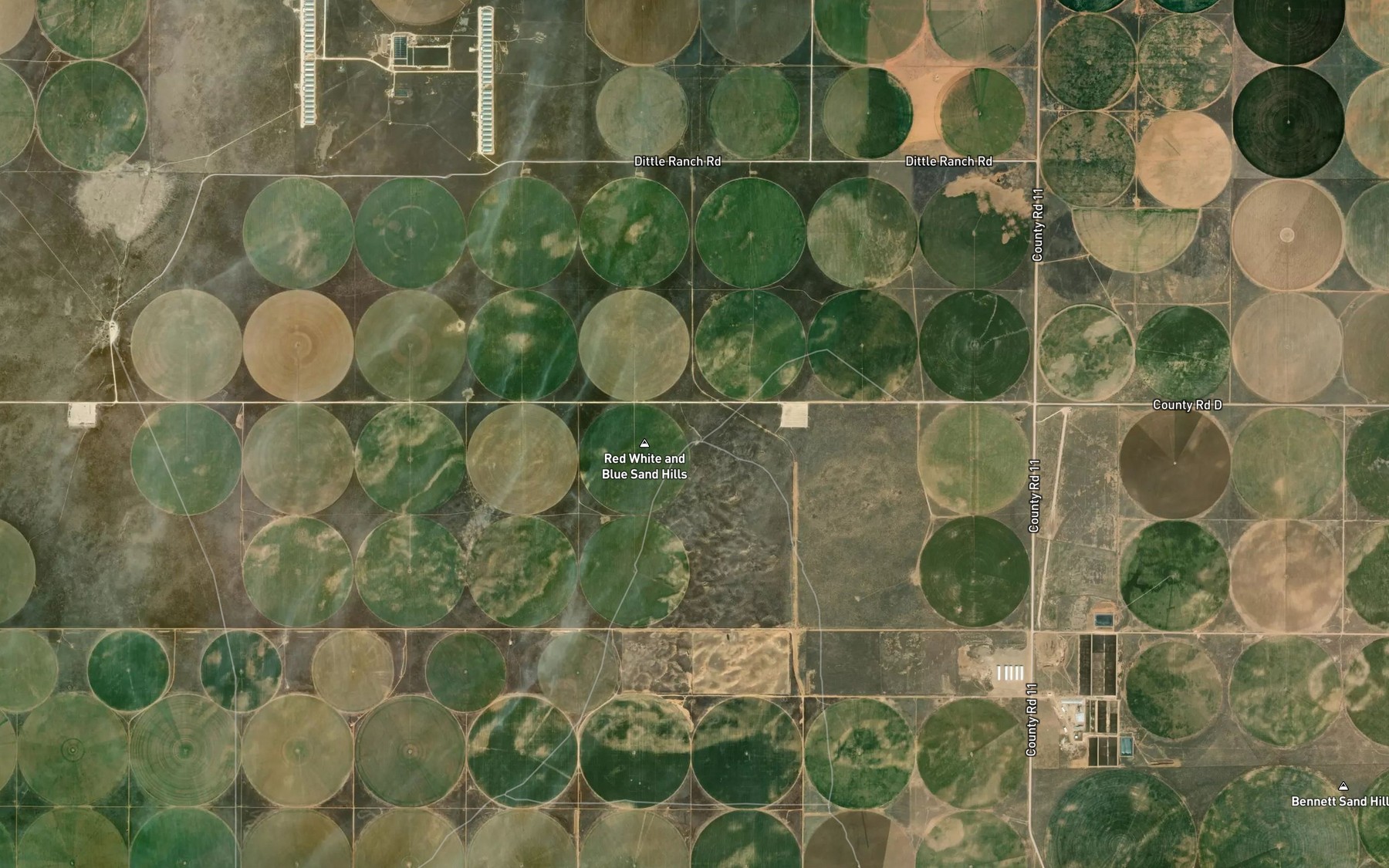 Satellite map of the Lake Windmill