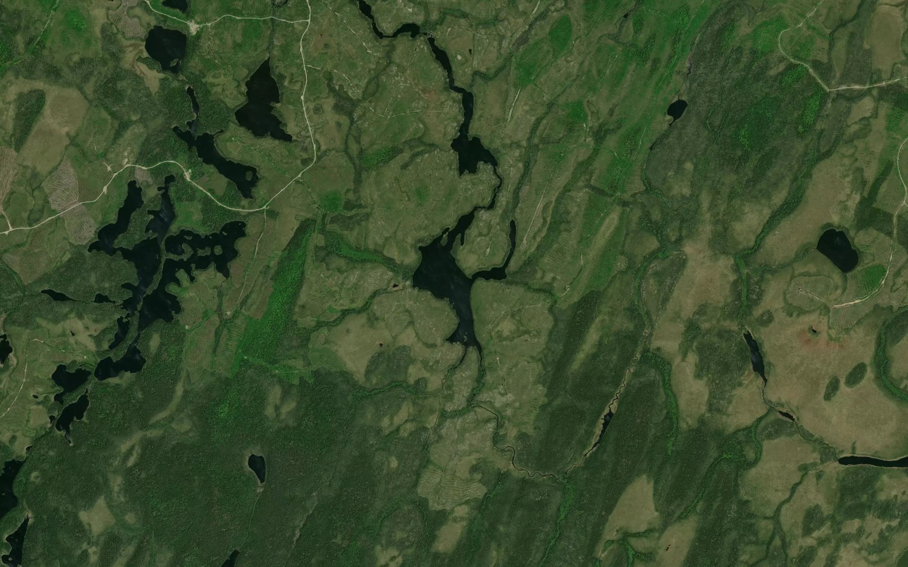 Satellite map of the Lac Kaoskiskak