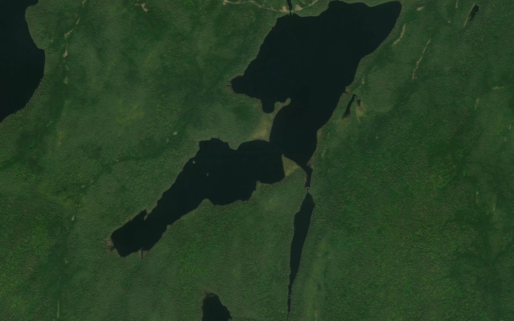 Satellite map of the Lac Ontonganona