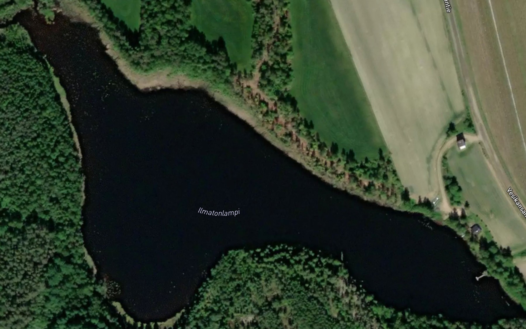 Satellite map of the Ilmatonlampi