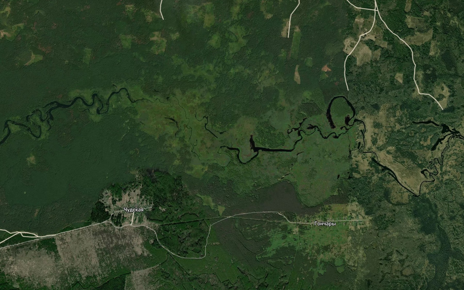 Satellite map of the Ilinda