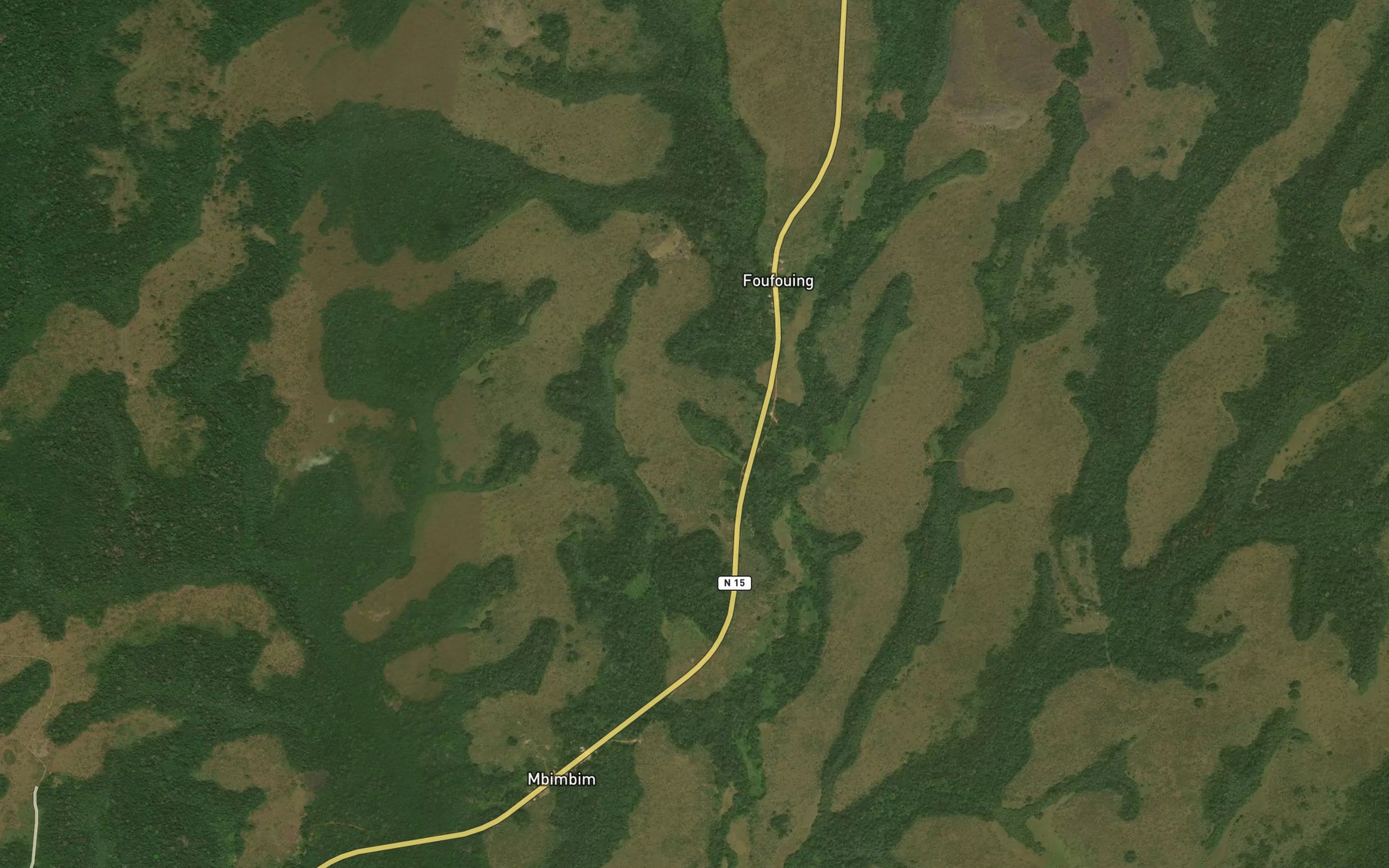 Satellite map of the Fofoe