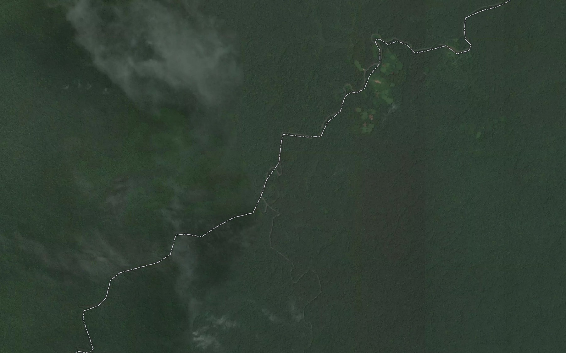 Satellite map of the Bakwe
