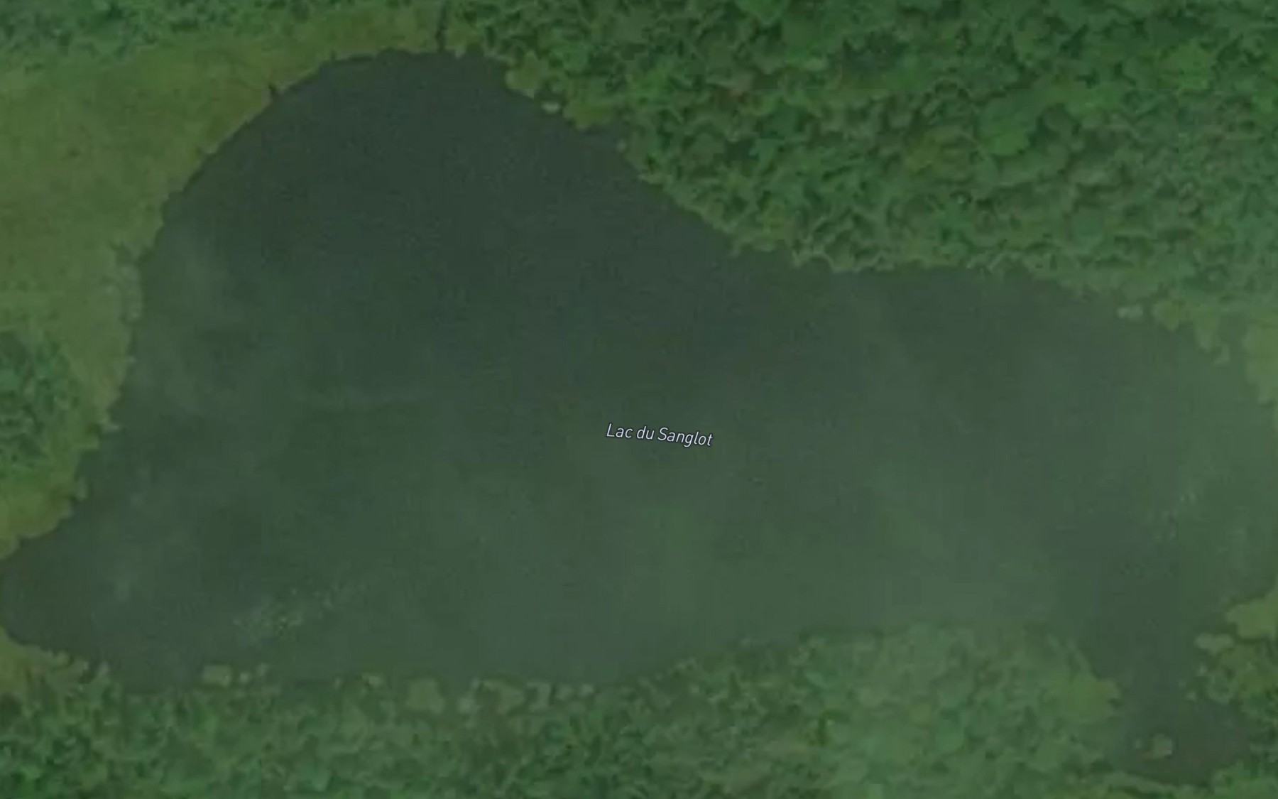 Satellite map of the Lac du Sanglot