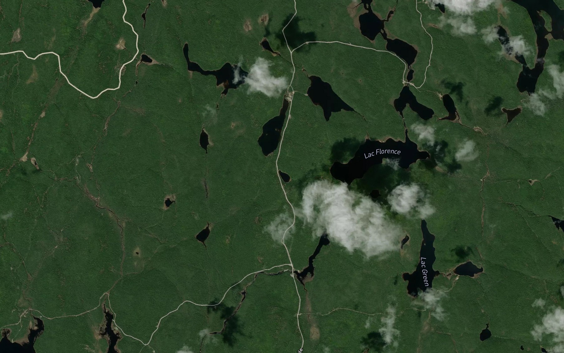 Satellite map of the Lac Minatam