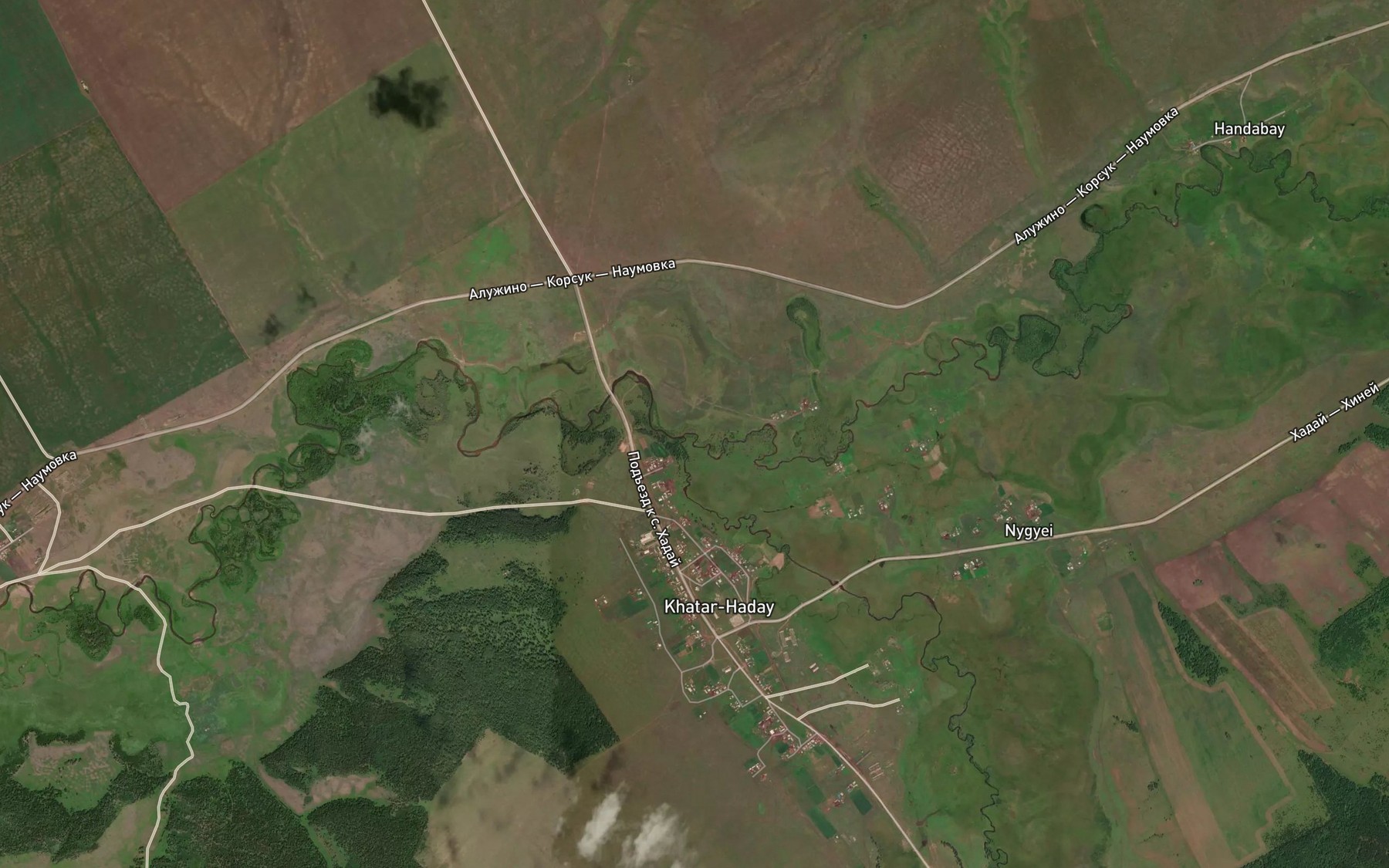 Satellite map of the Tamara