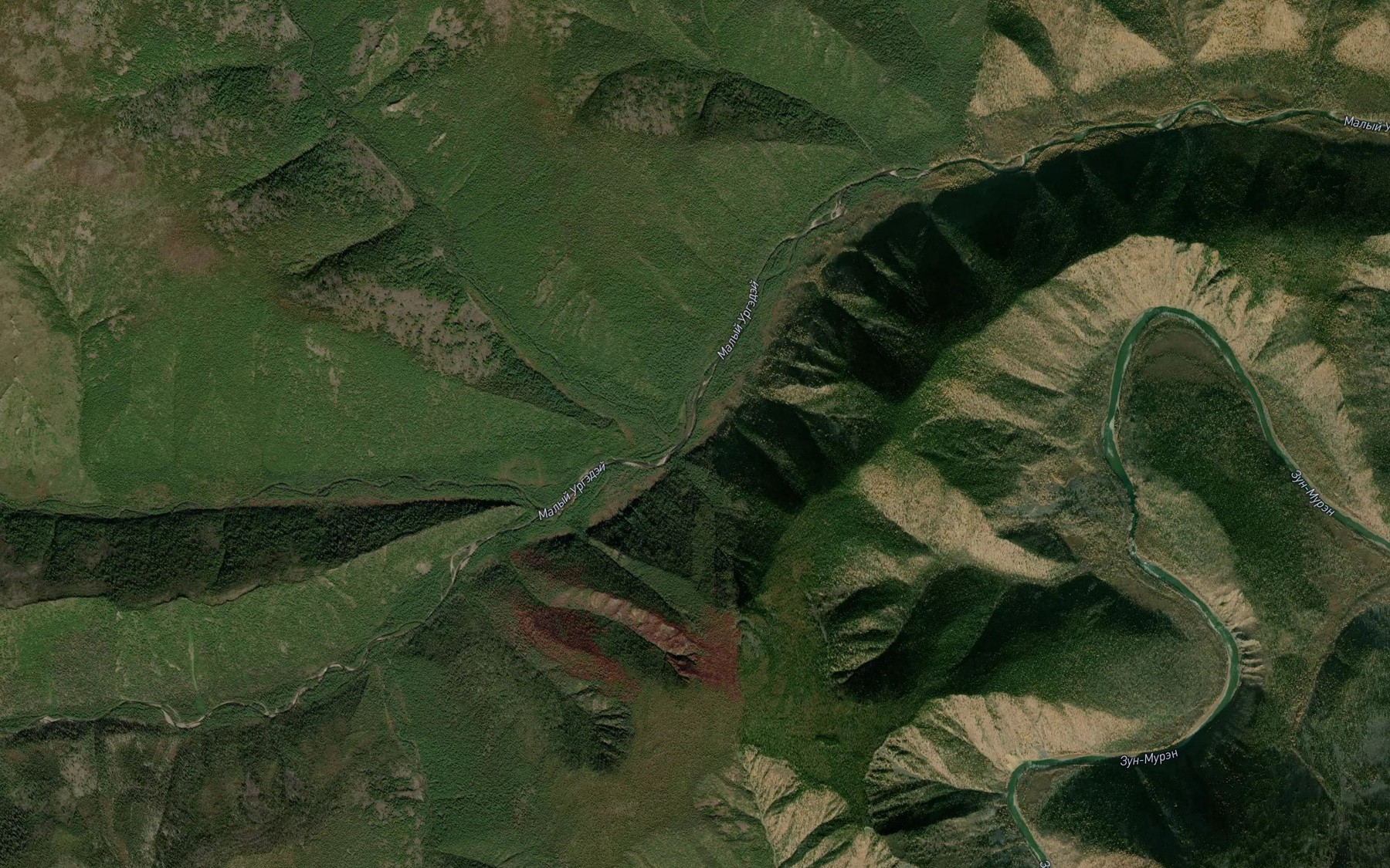 Satellite map of the Bukhurik