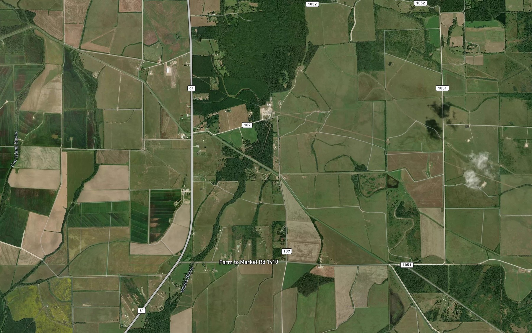 Satellite map of the West Branch Devers Canal