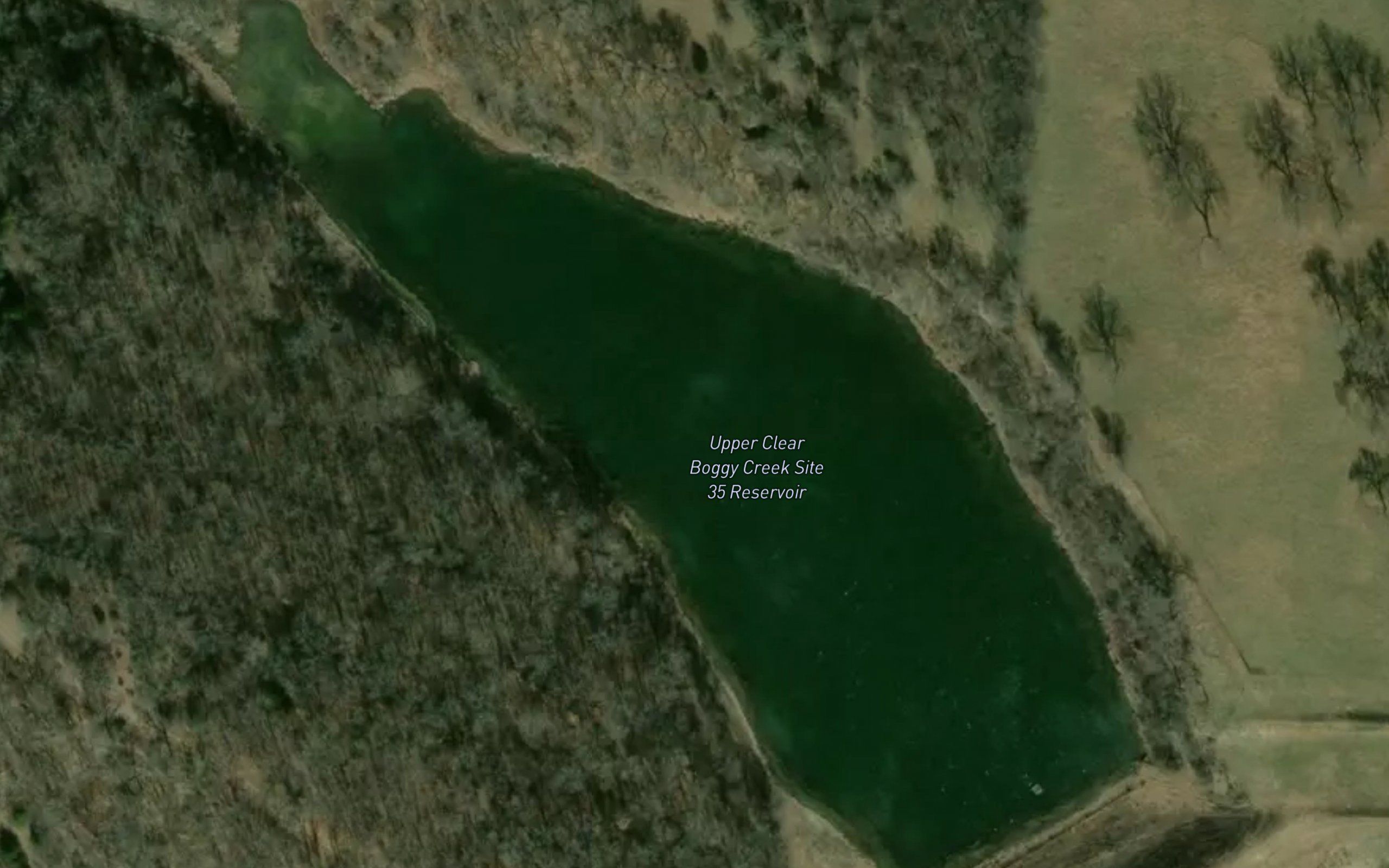 Upper Clear Boggy Creek Site 35 Reservoir
