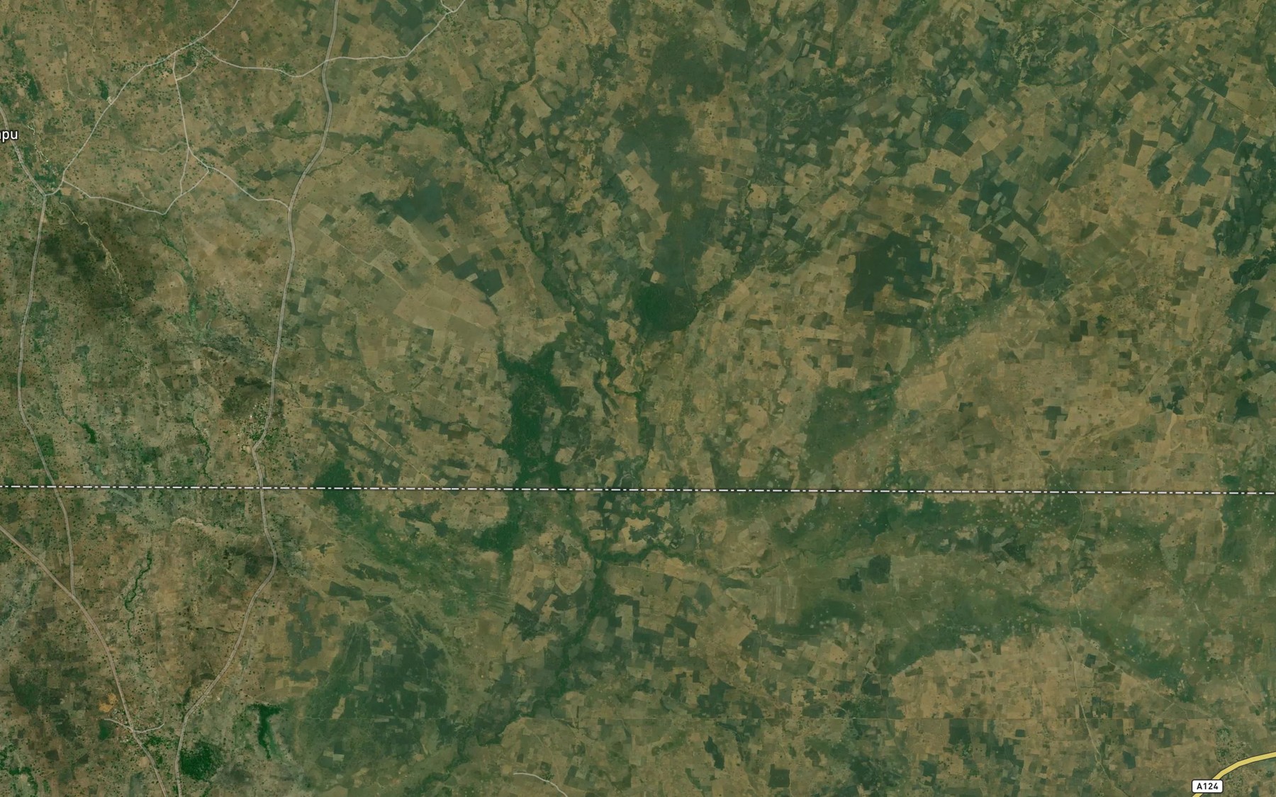 Satellite map of the River Dado