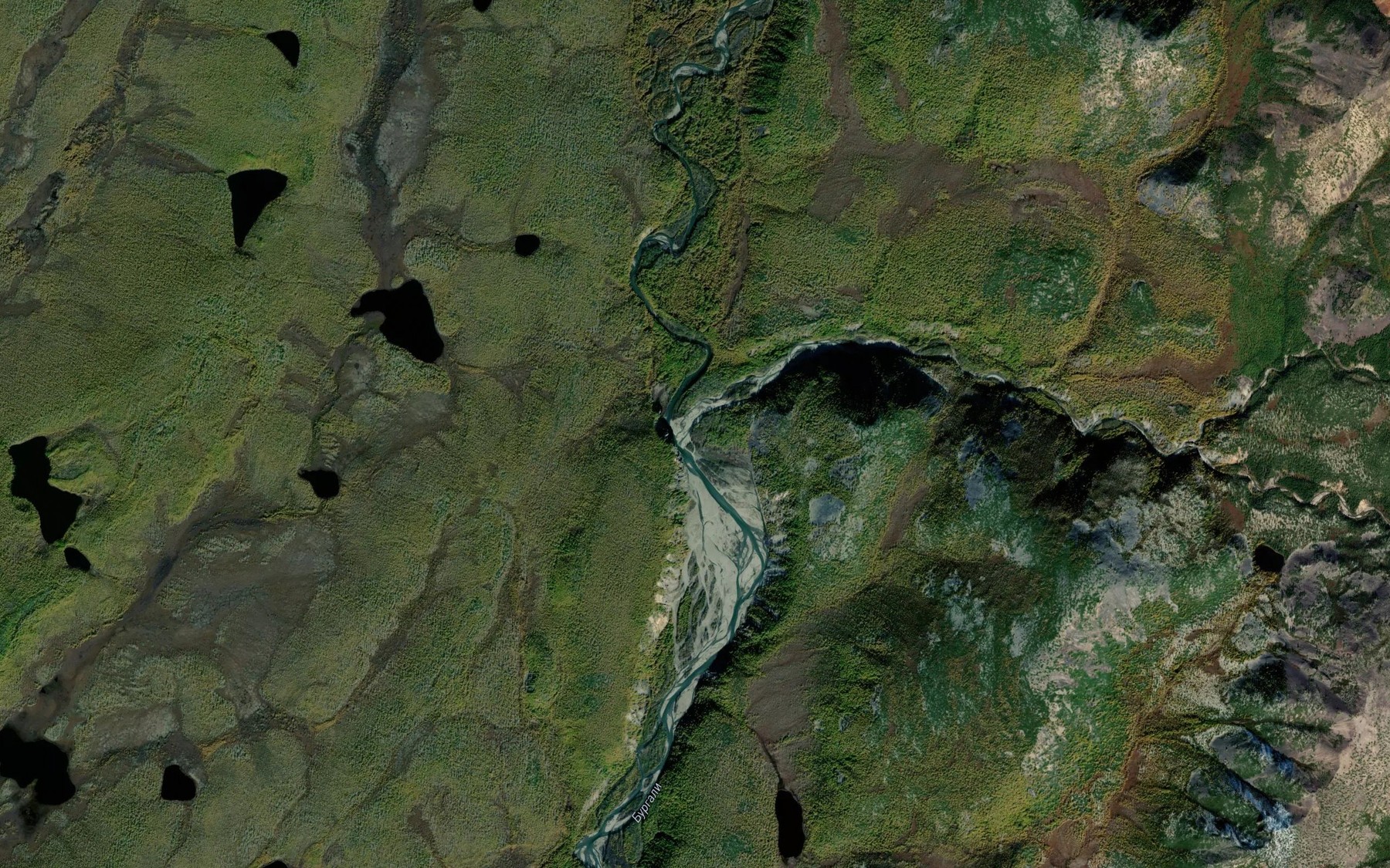 Satellite map of the Zenitnyy
