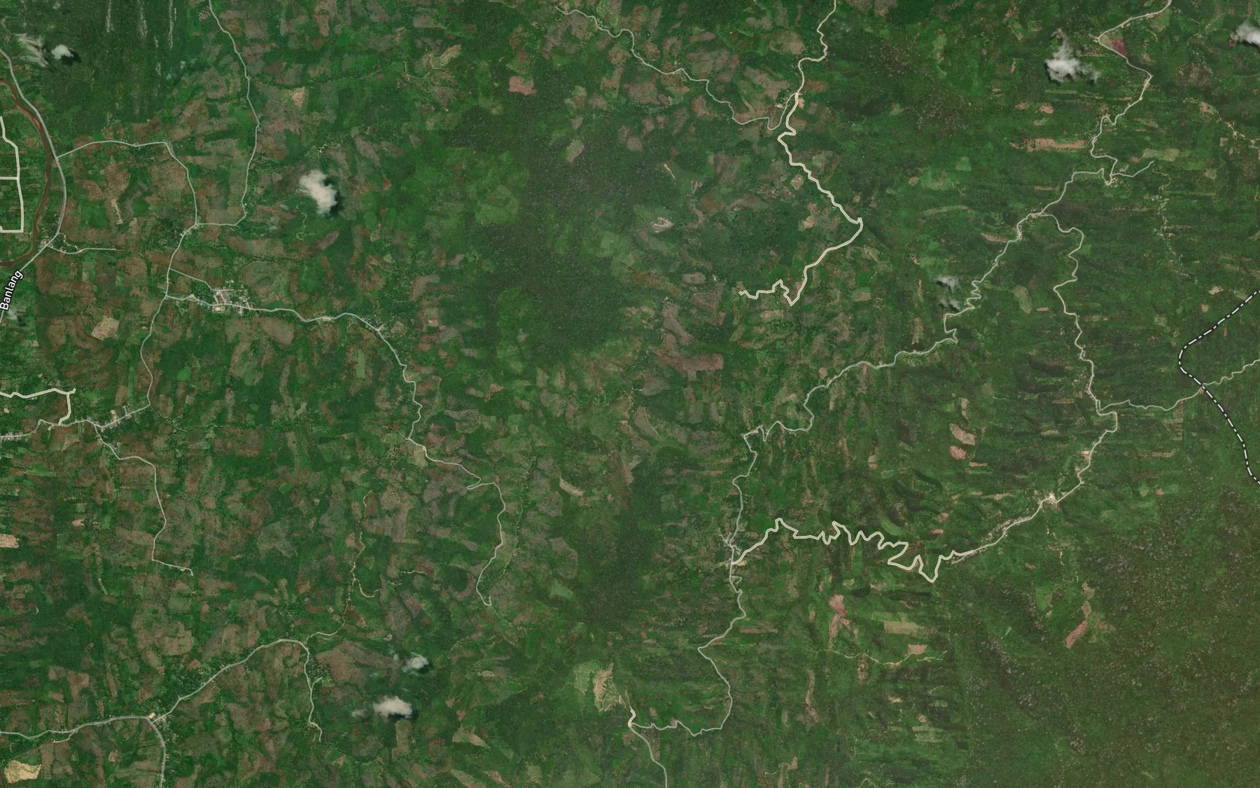 Satellite map of the Khlong Sai Surat