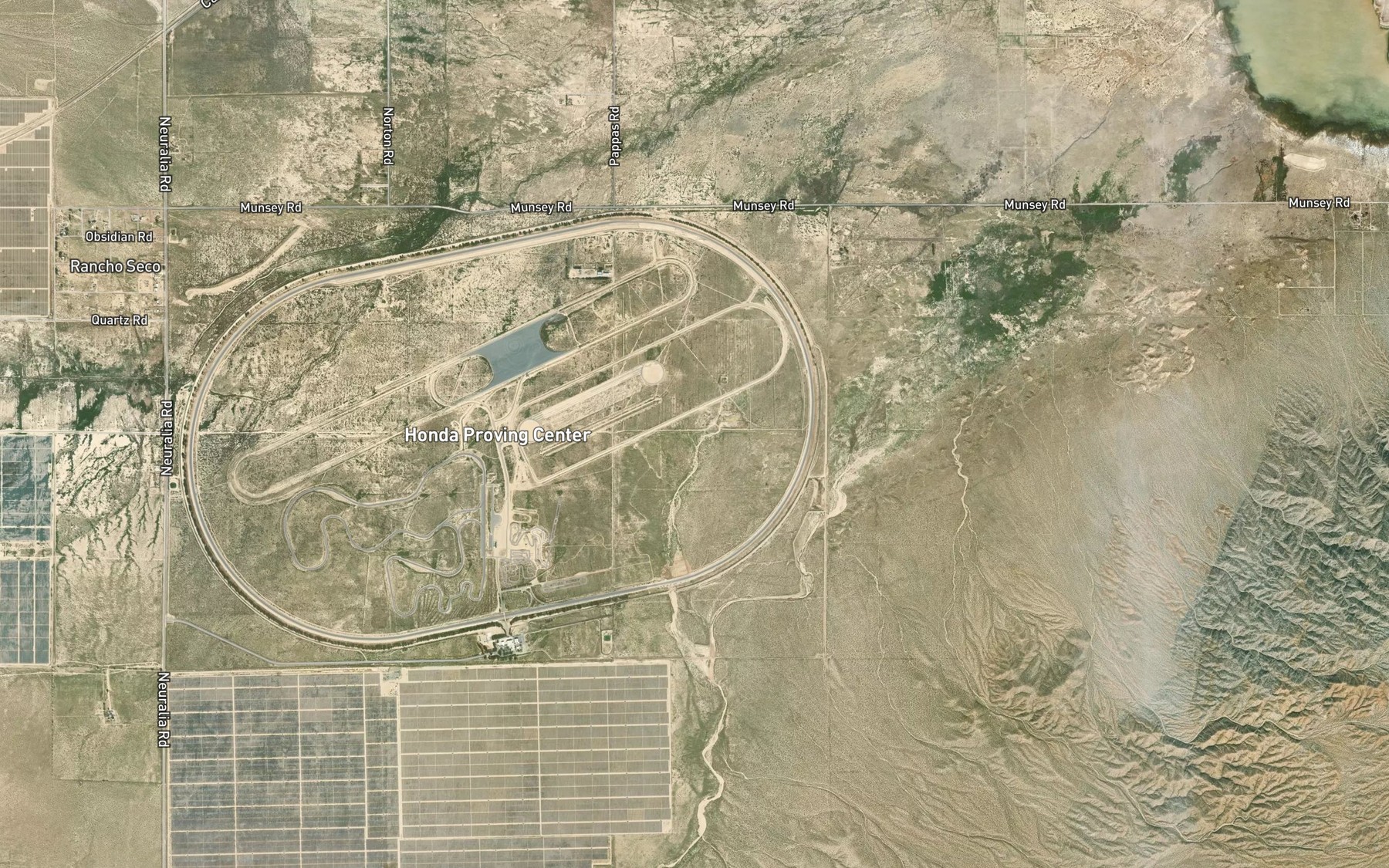 Satellite map of the Cache Creek