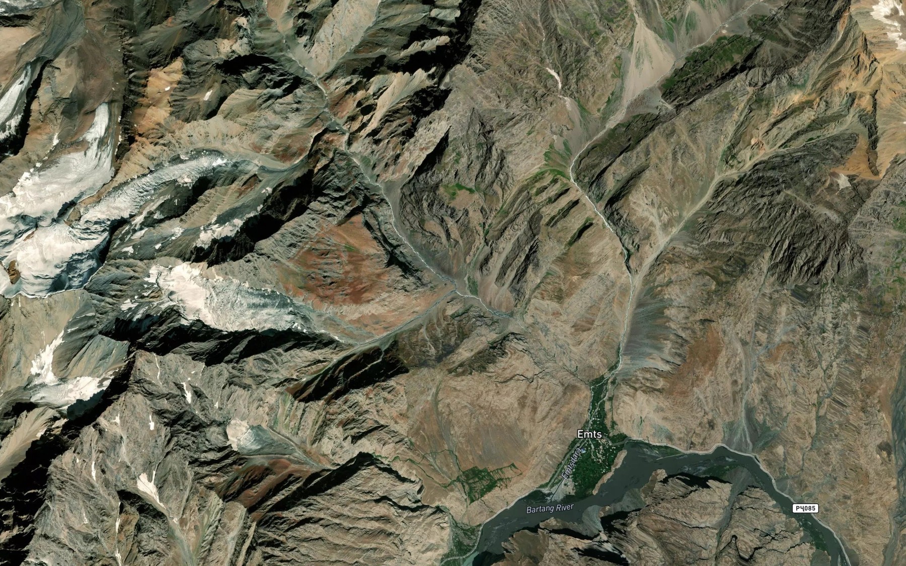 Satellite map of the Obirun