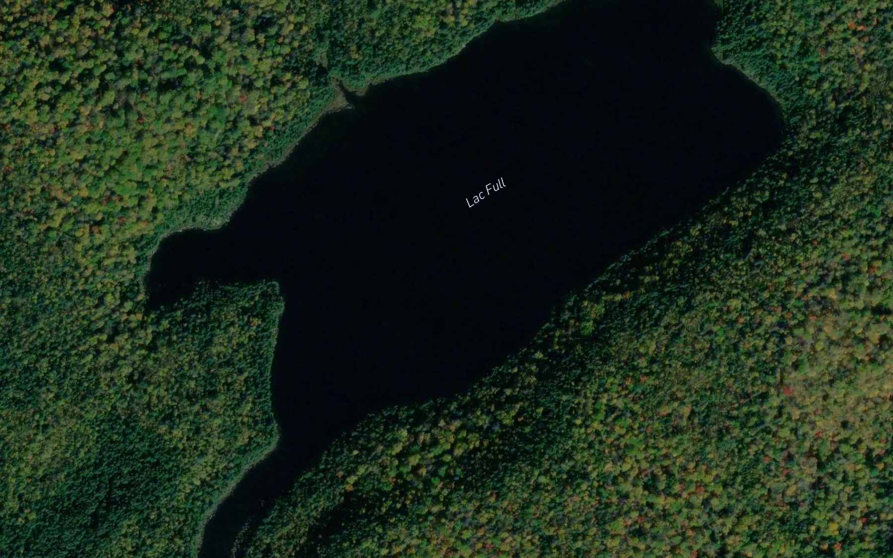 Satellite map of the Lac Full