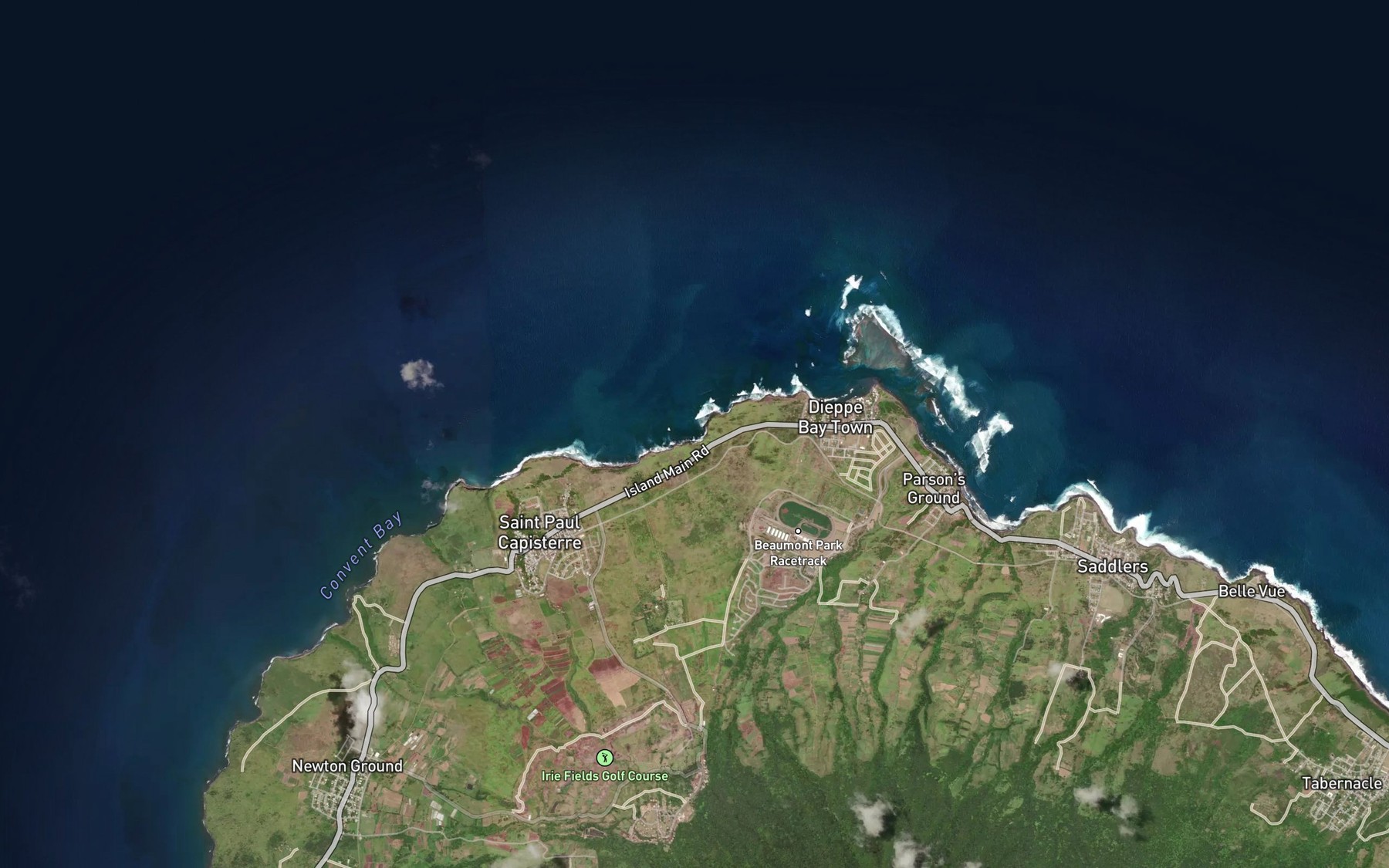 Satellite map of the Masshouse Bay