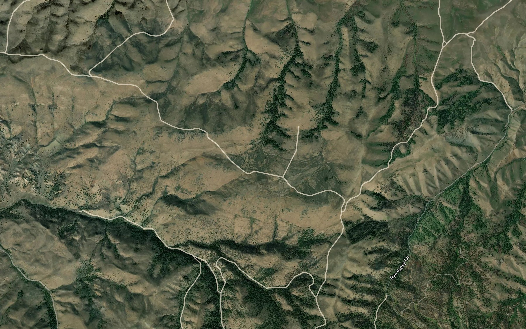 Satellite map of the Rooster Comb Spring