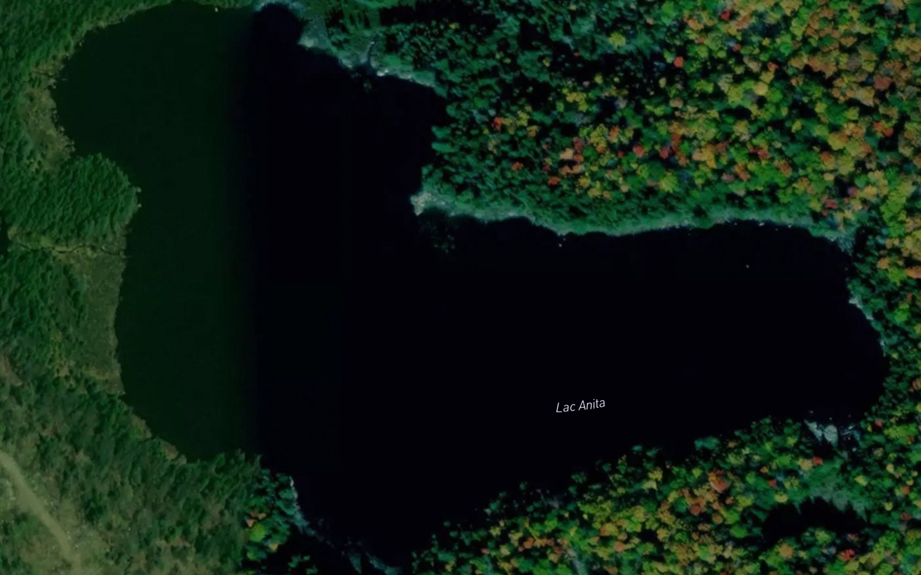Satellite map of the Lac Anita