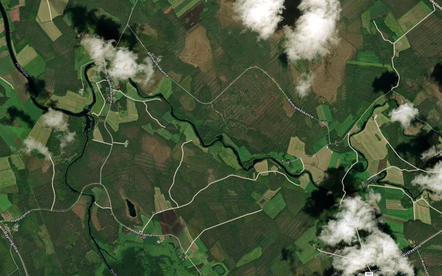 Satellite map of the Puurolahti