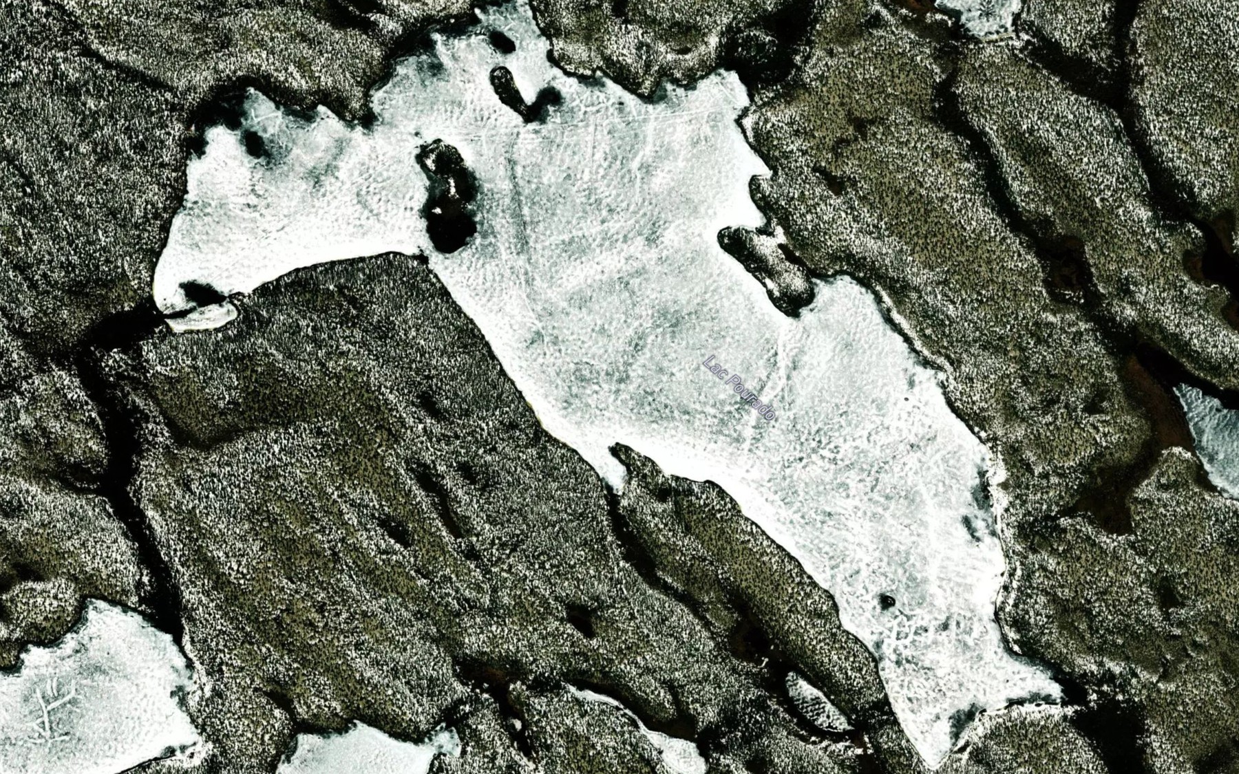 Satellite map of the Lac Pourado