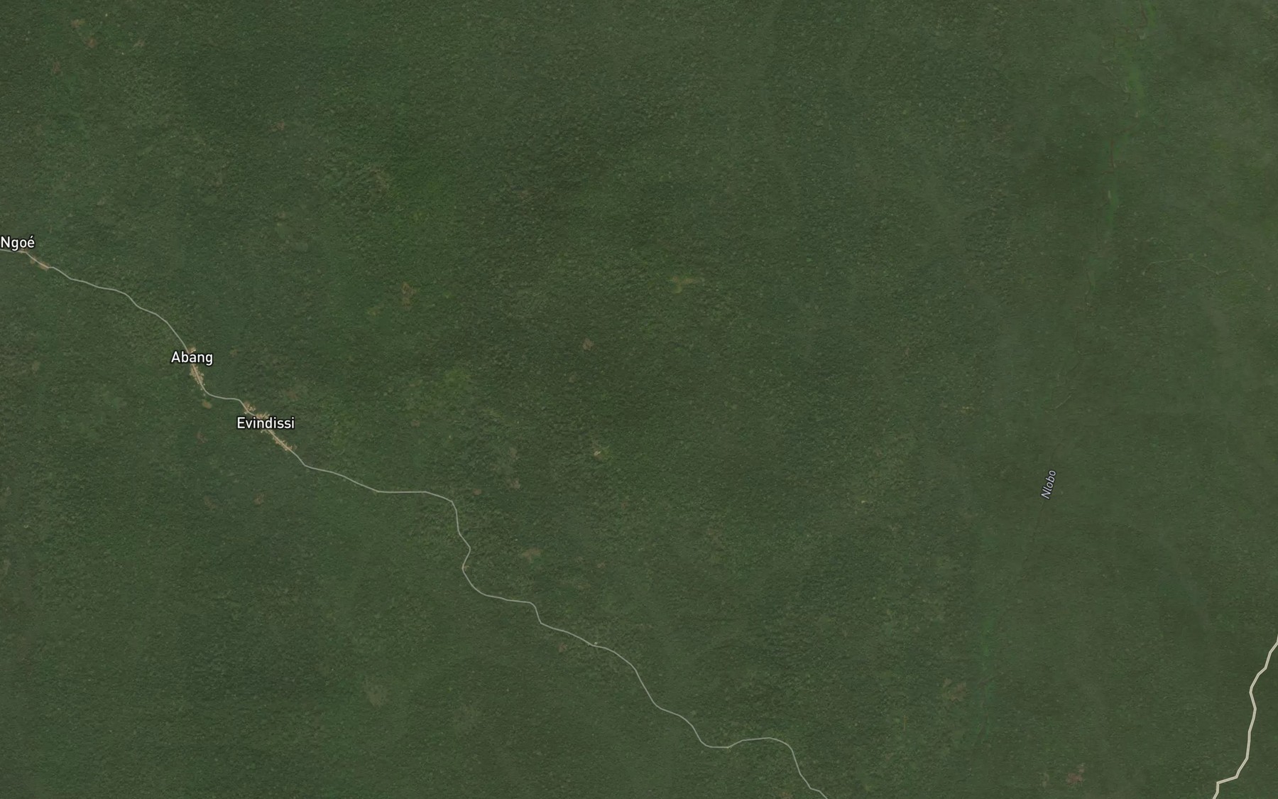 Satellite map of the Nsam