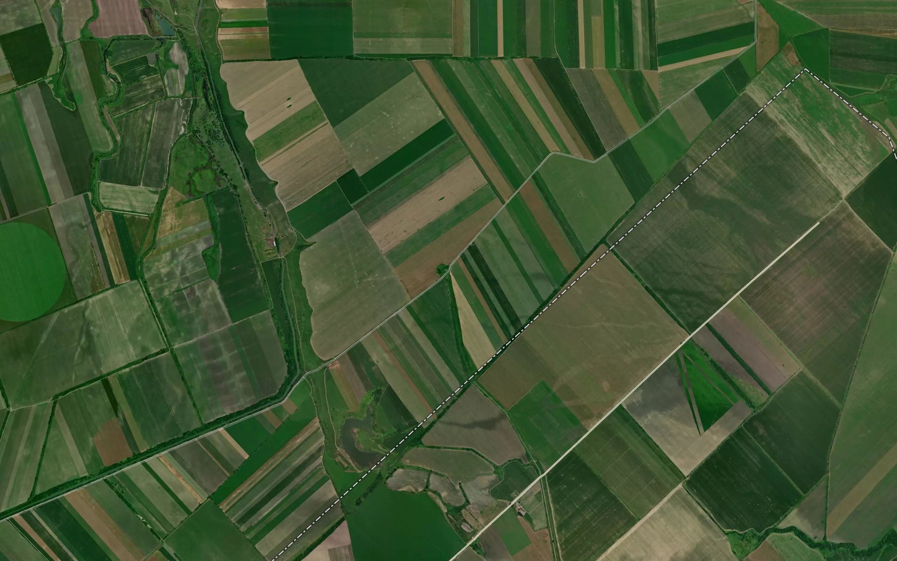 Satellite map of the El'khotovskiy Kanal