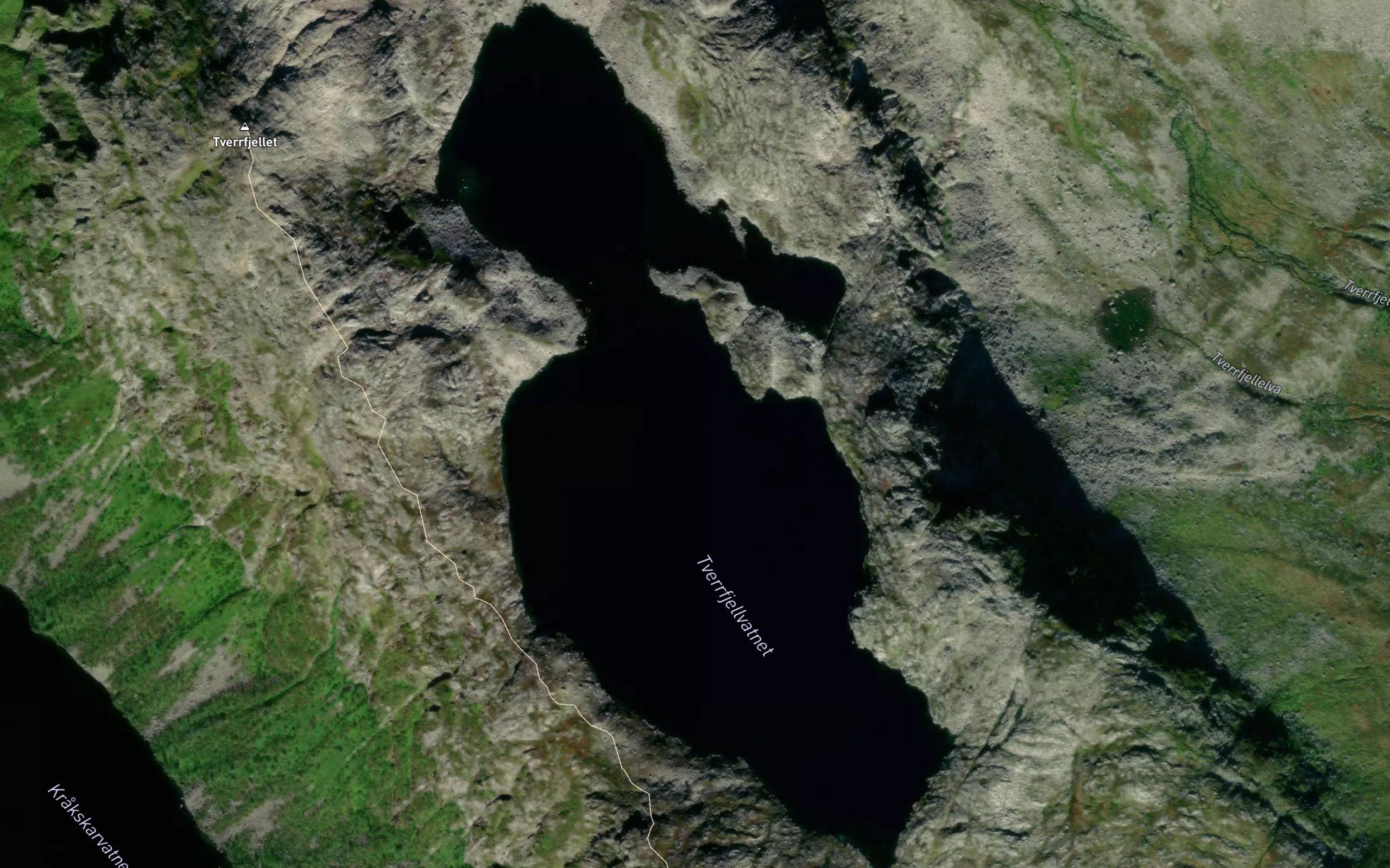 Tverrfjellvatnet