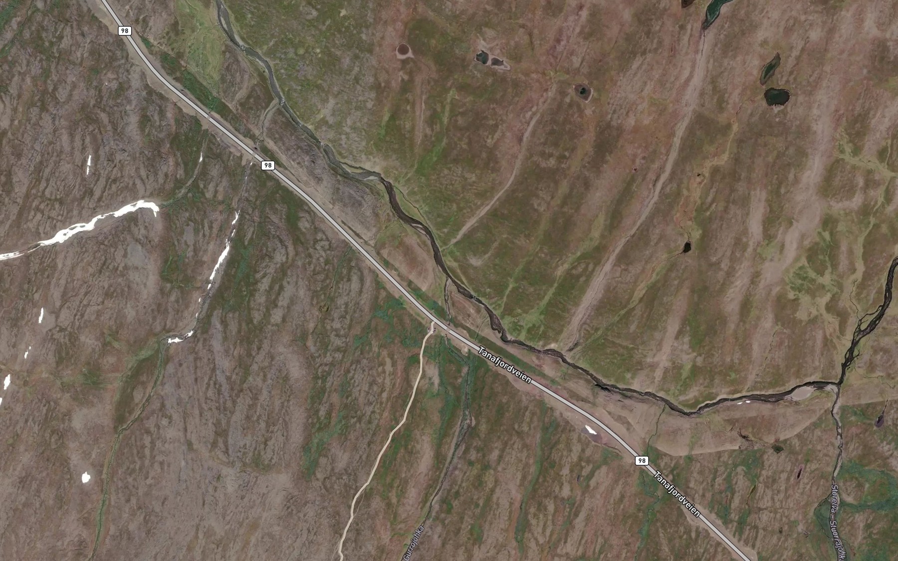 Satellite map of the Gurrojohka