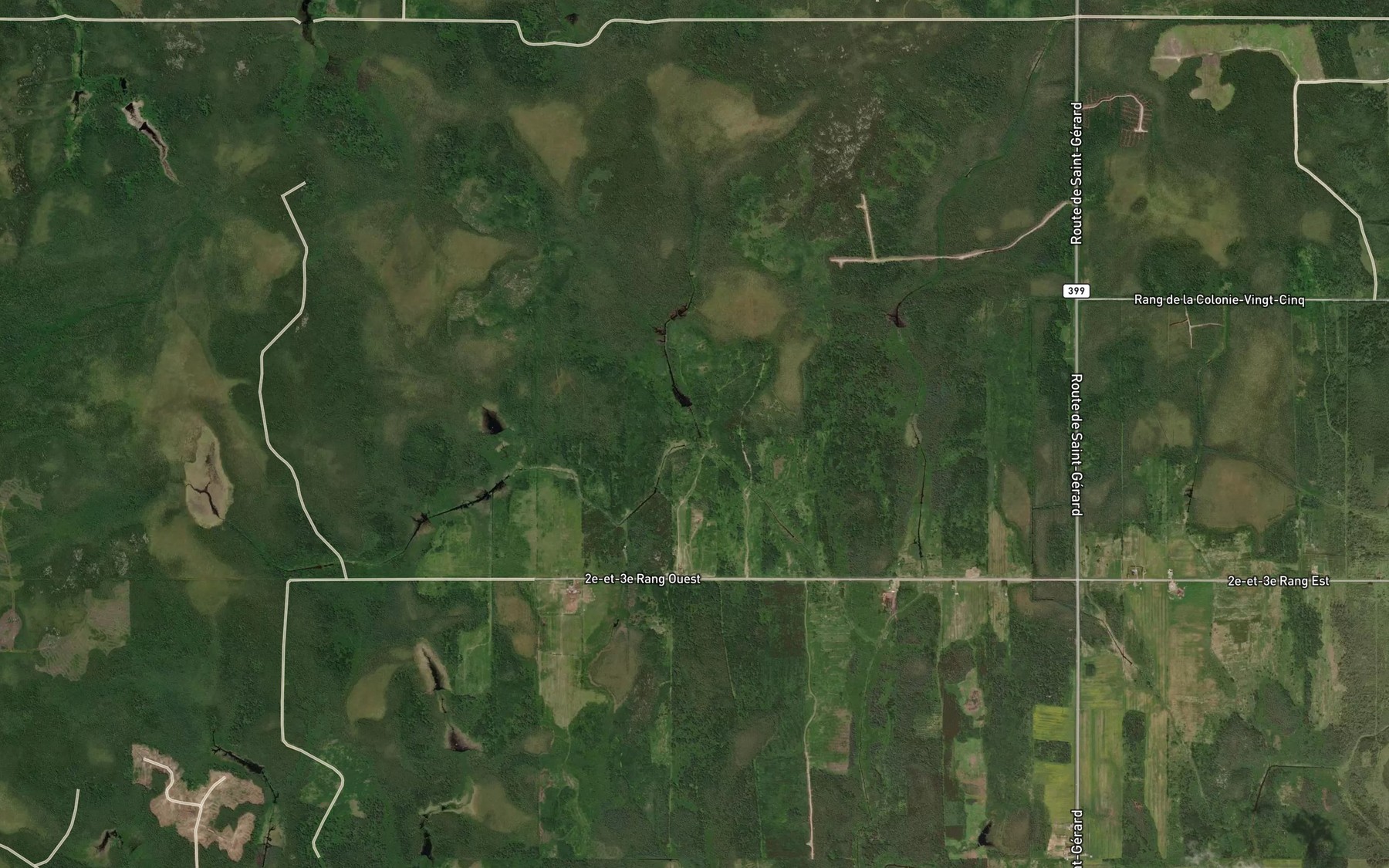 Satellite map of the Embranchement Langlier