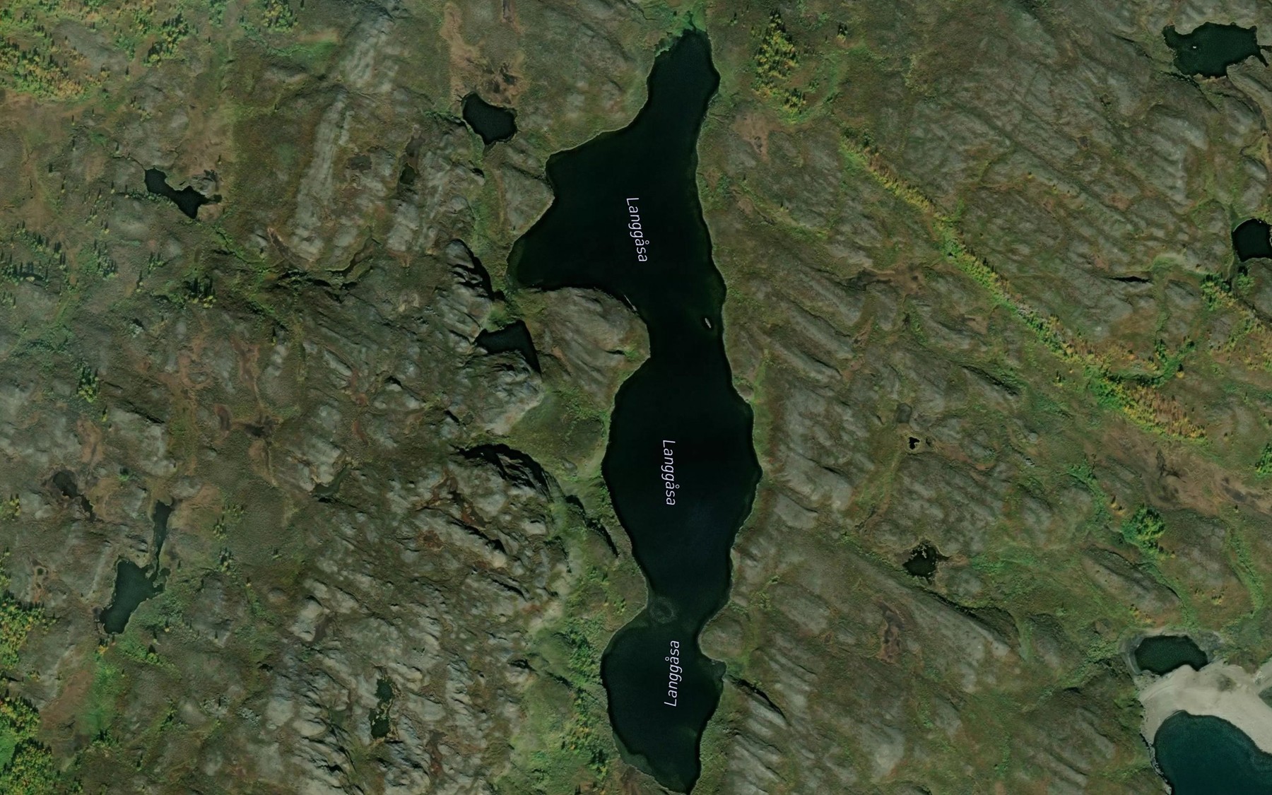 Satellite map of the Langgasa