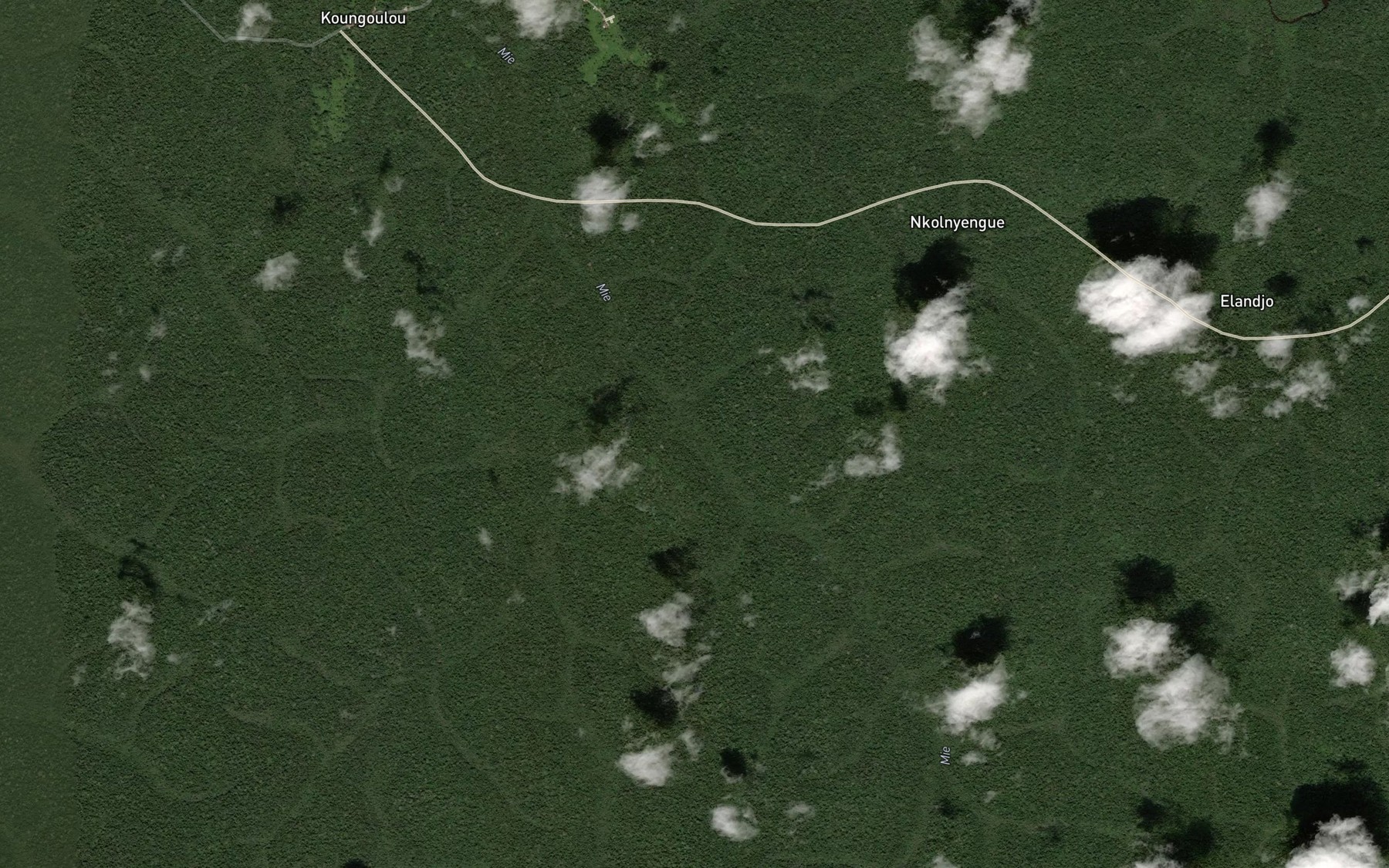 Satellite map of the Mie