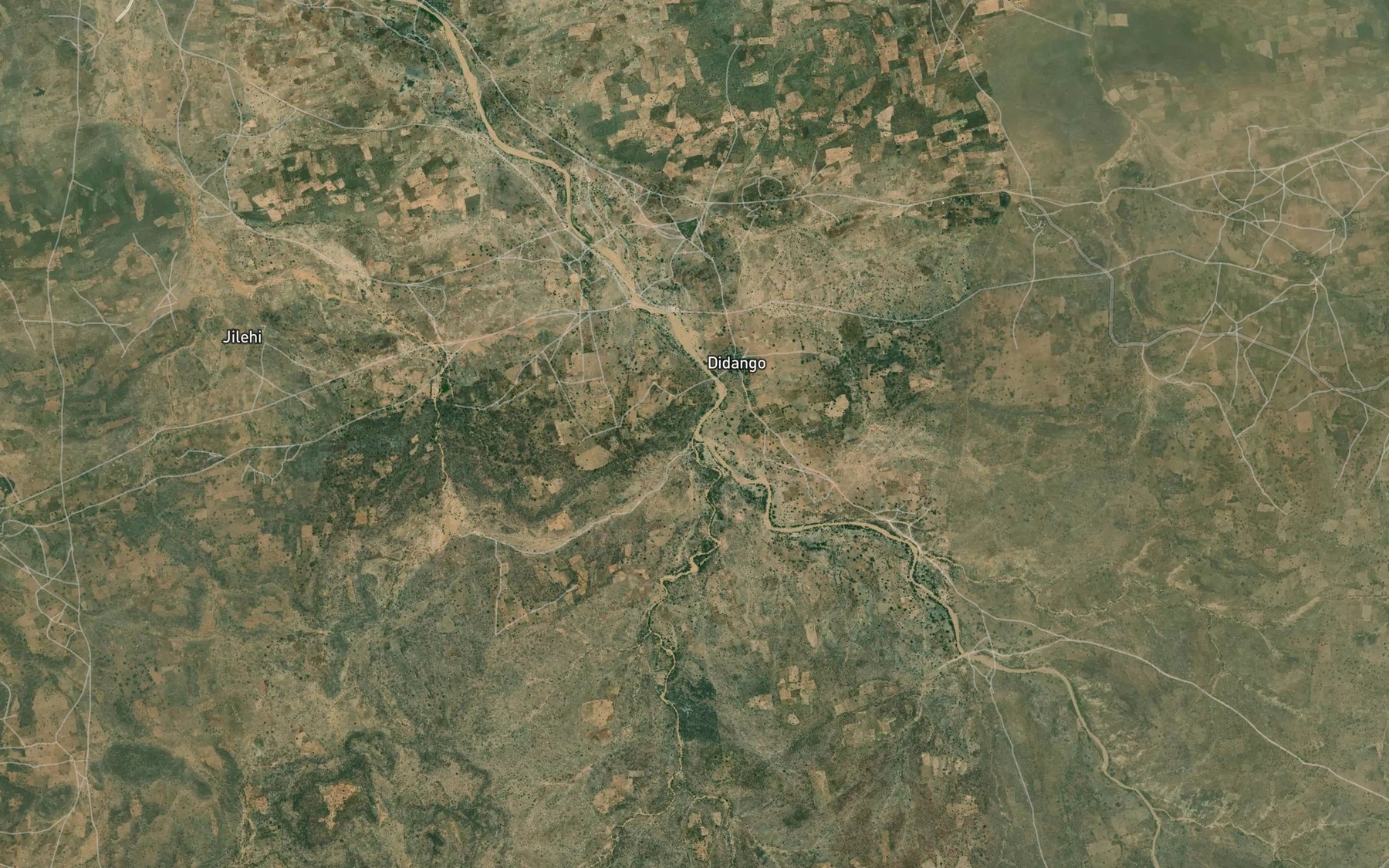 Satellite map of the River Kaujabu