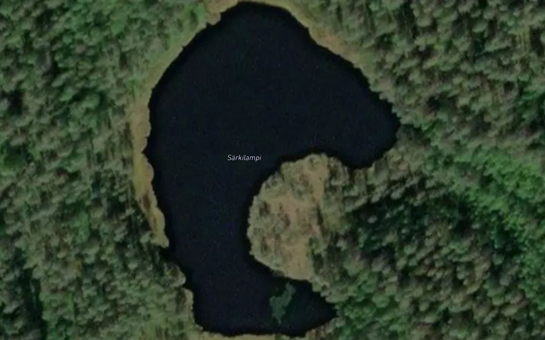 Satellite map of the Sarkilampi