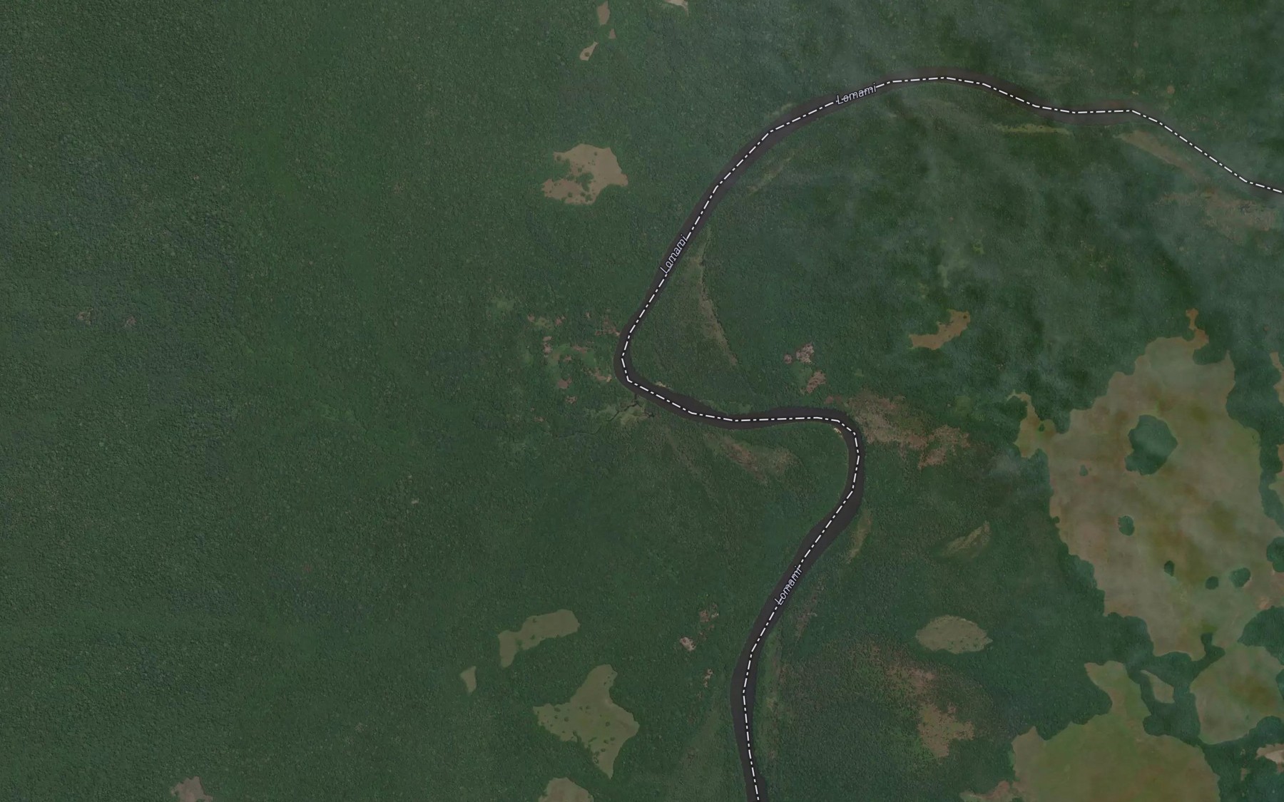 Satellite map of the Lundu