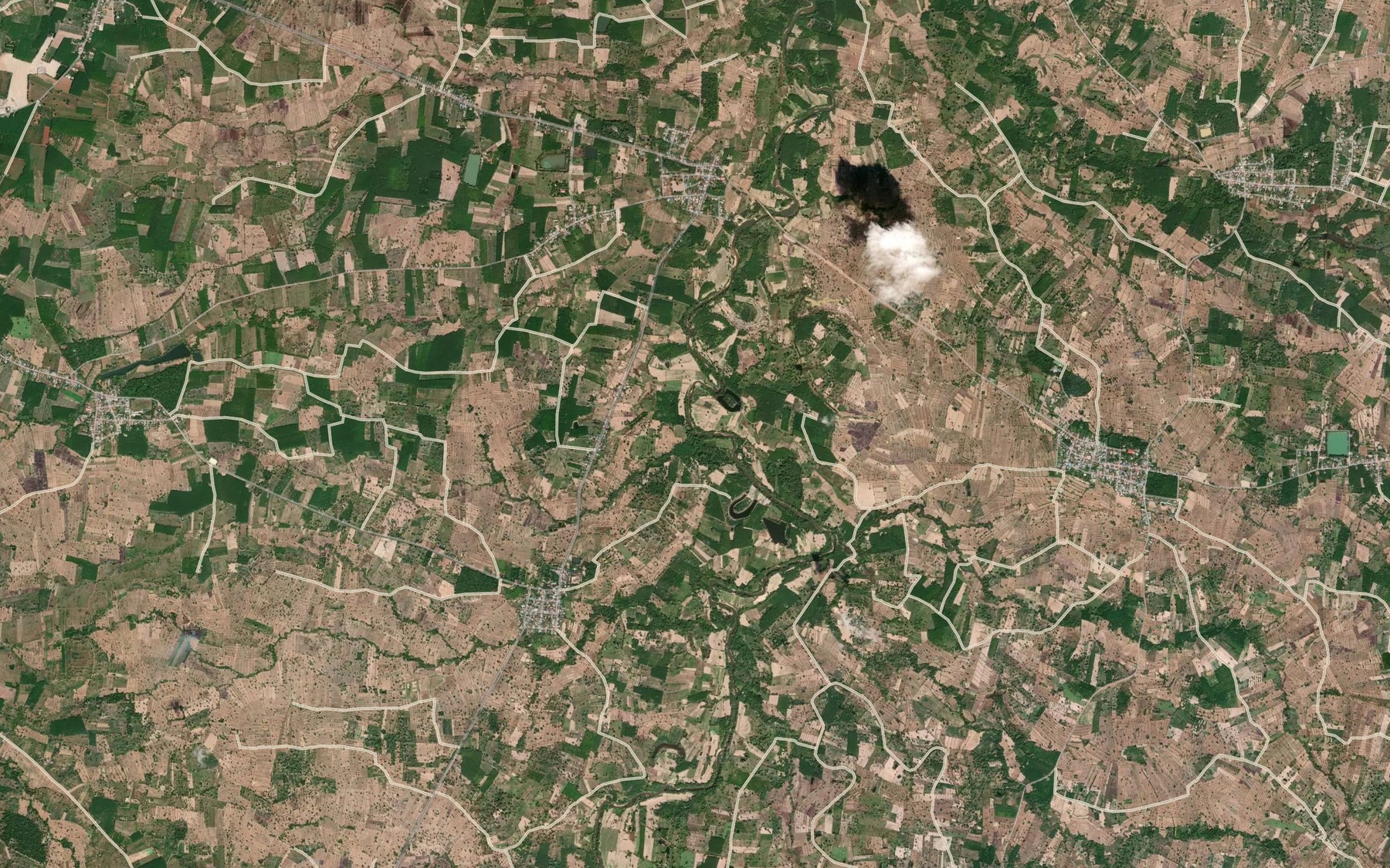 Satellite map of the Huai Pong