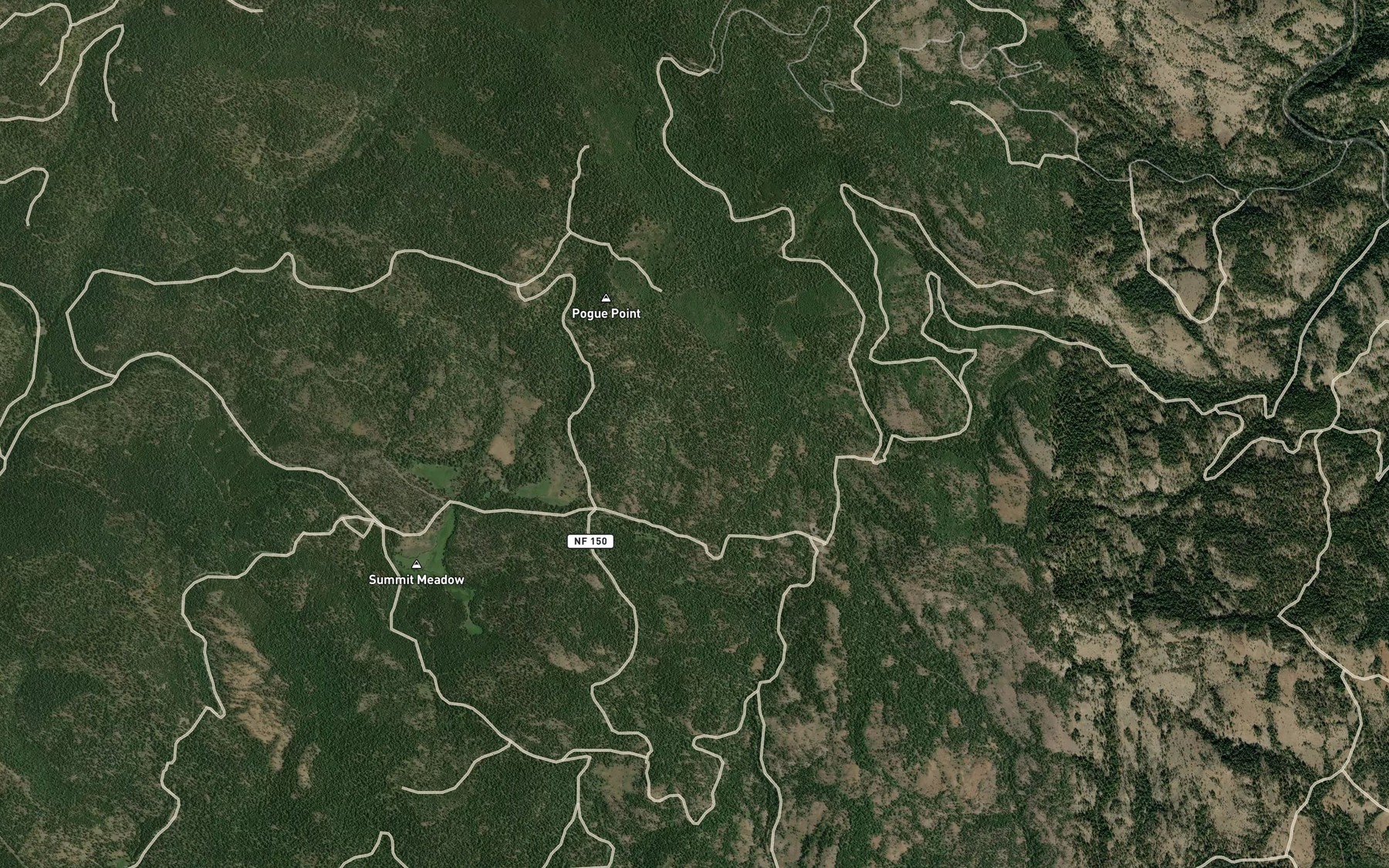 Satellite map of the Lee Spring