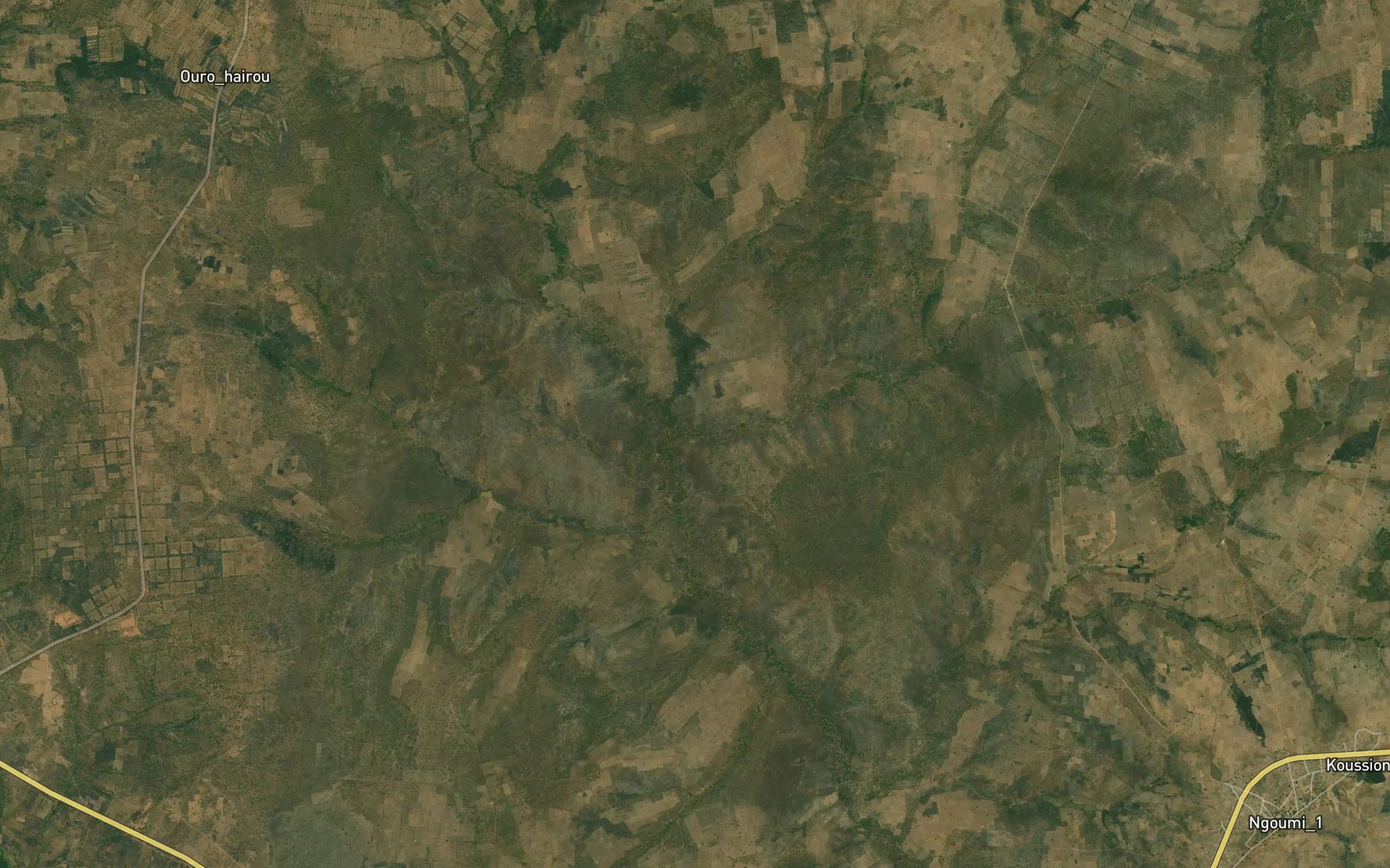 Satellite map of the Mbou