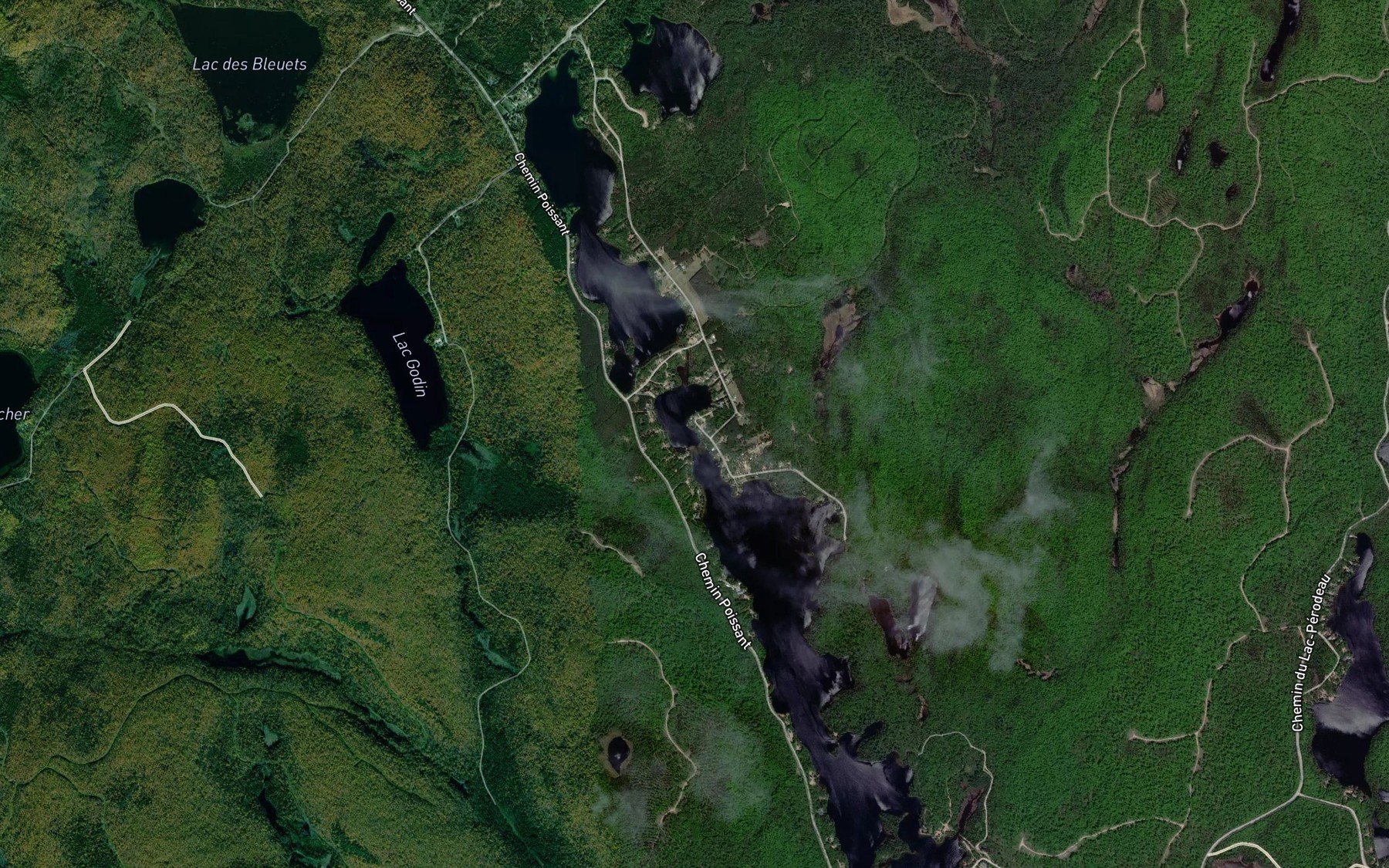 Satellite map of the Cours d'eau Cloutier