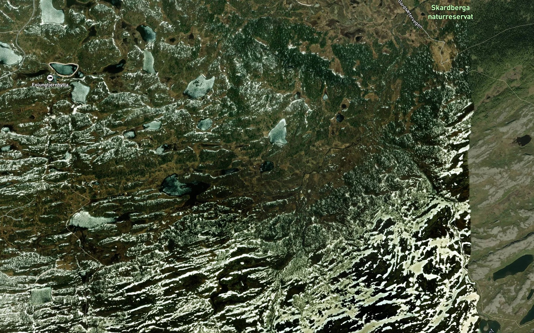Satellite map of the Rakafiskputten
