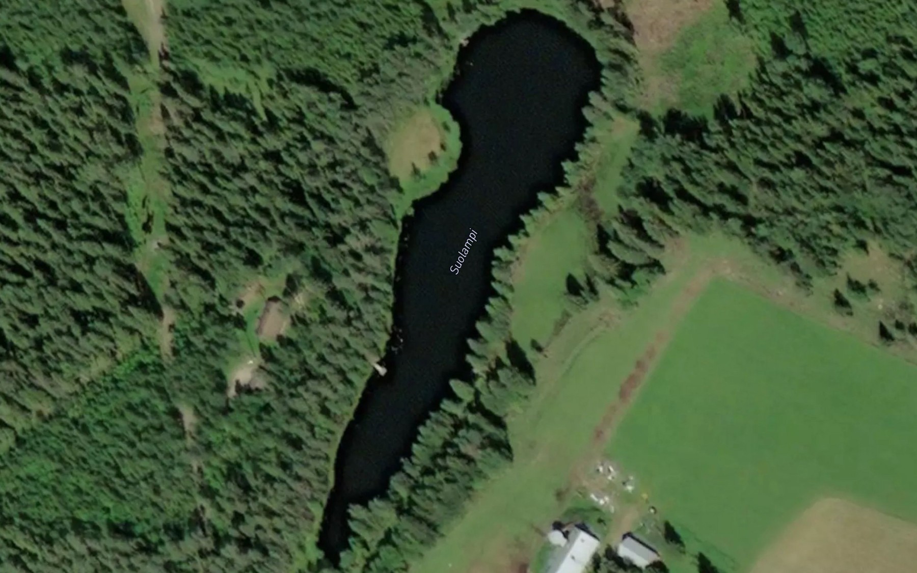 Satellite map of the Suolampi