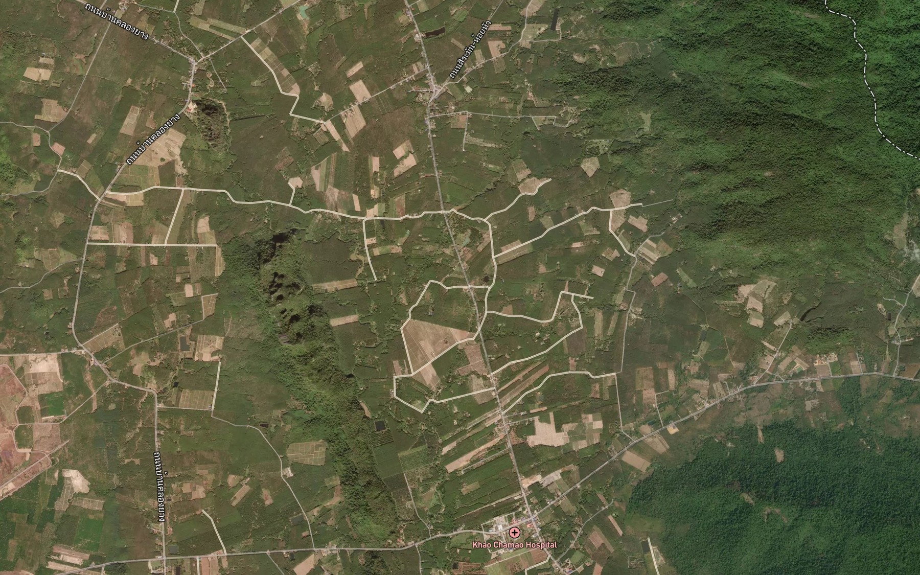 Satellite map of the Khlong Phlo