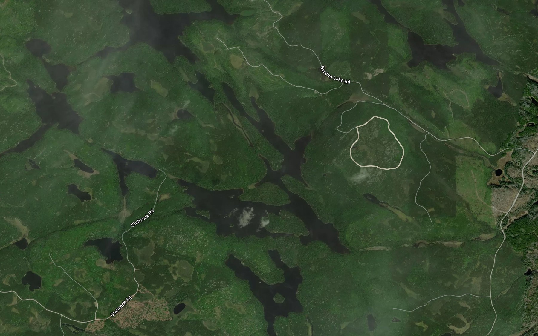 Satellite map of the Penassi Lake