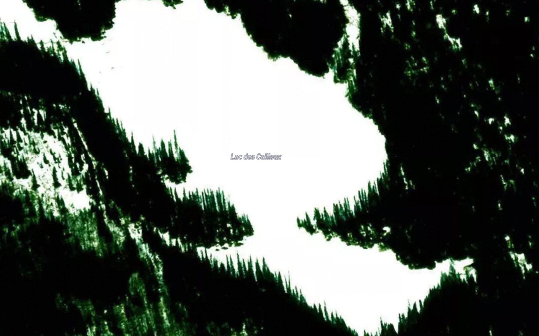 Satellite map of the Lac des Cailloux