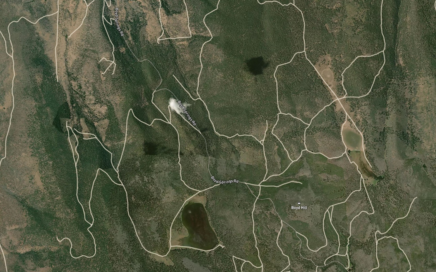 Satellite map of the Gerig Spring