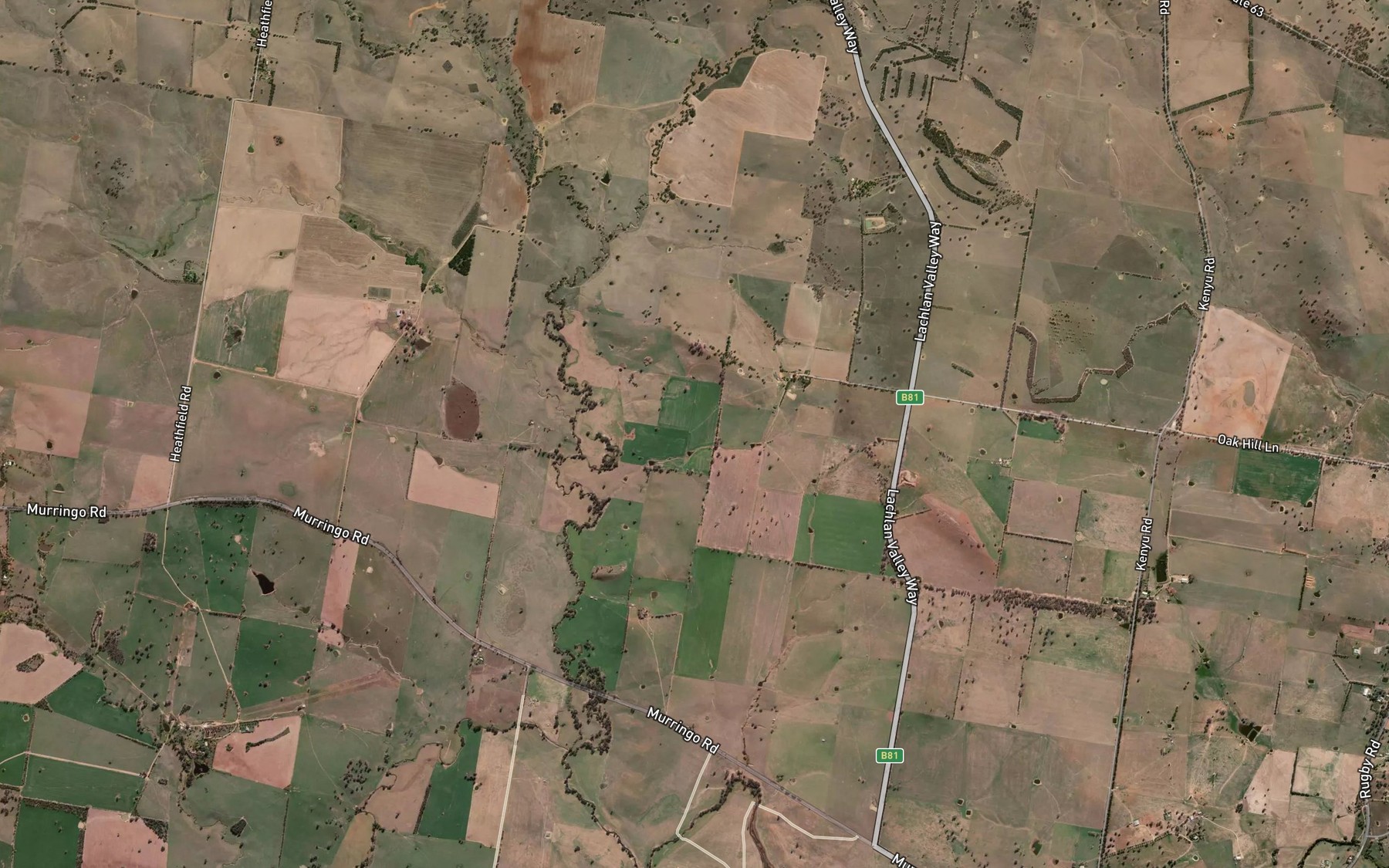 Satellite map of the The Little Creek