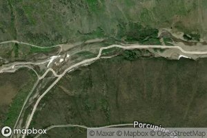Satellite map of the Bonanza Creek